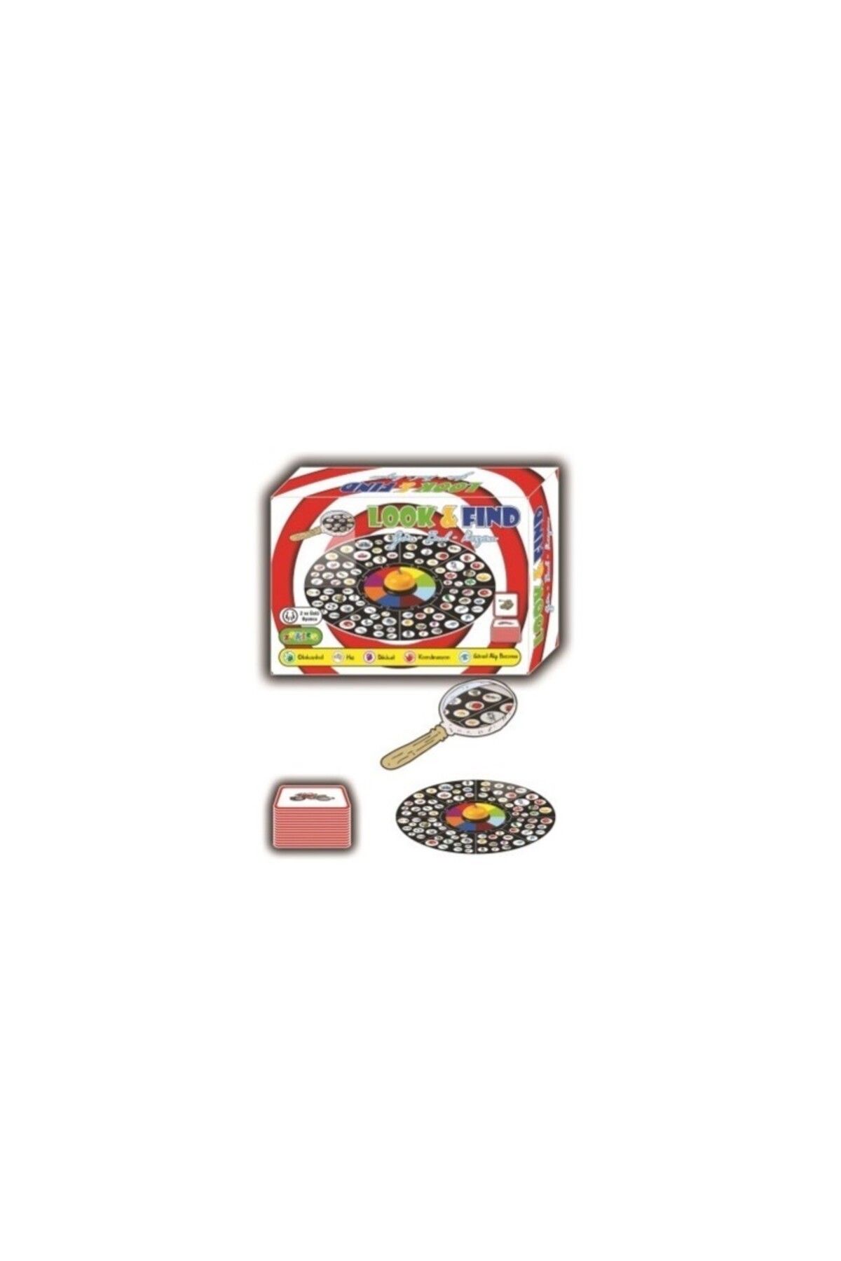 Mersi SHOP Bak ve Bul Dikkat Geliştirici Eğitici Zeka Oyunu - Çocuklar İçin Aile Oyunu 3+ Yaş