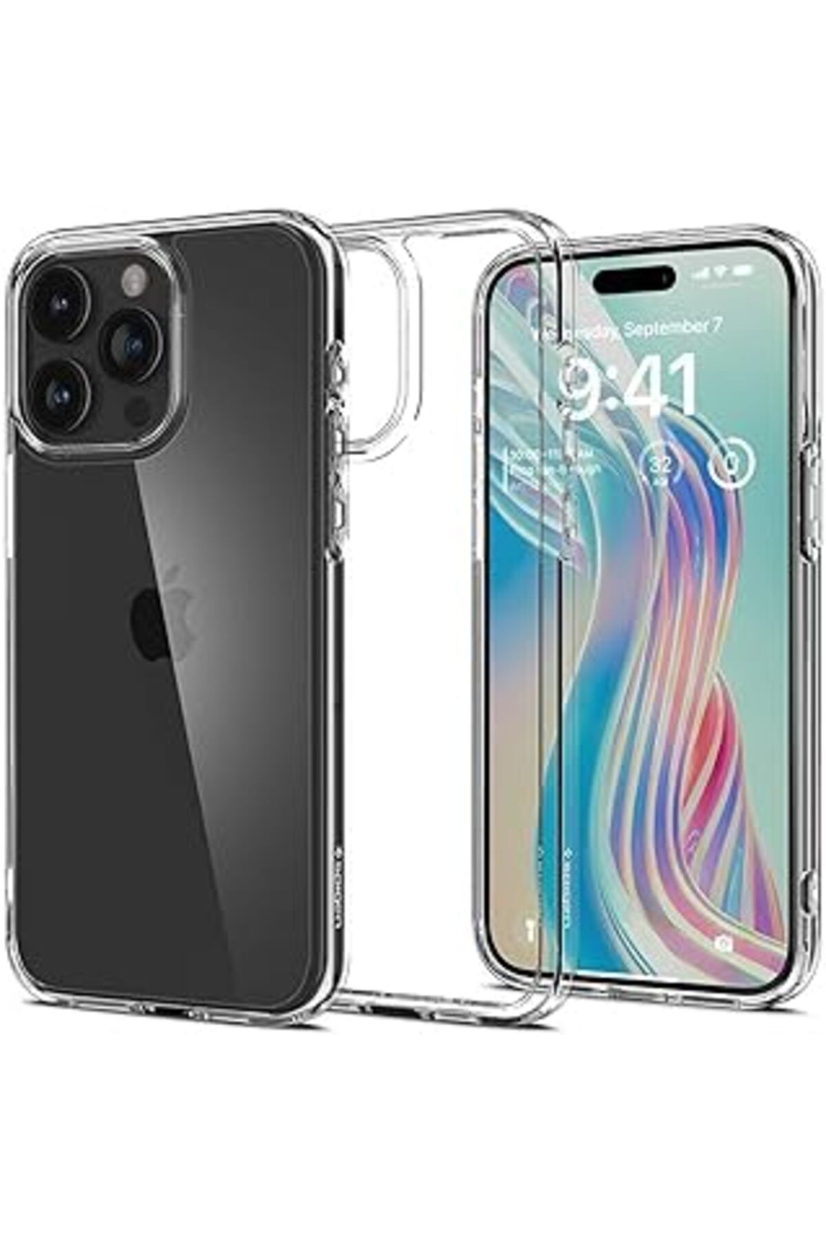 NETWORK ART Iphone 15 Pro Max Kılıf Crystal Hybrid Crystal Clear - Acs06446