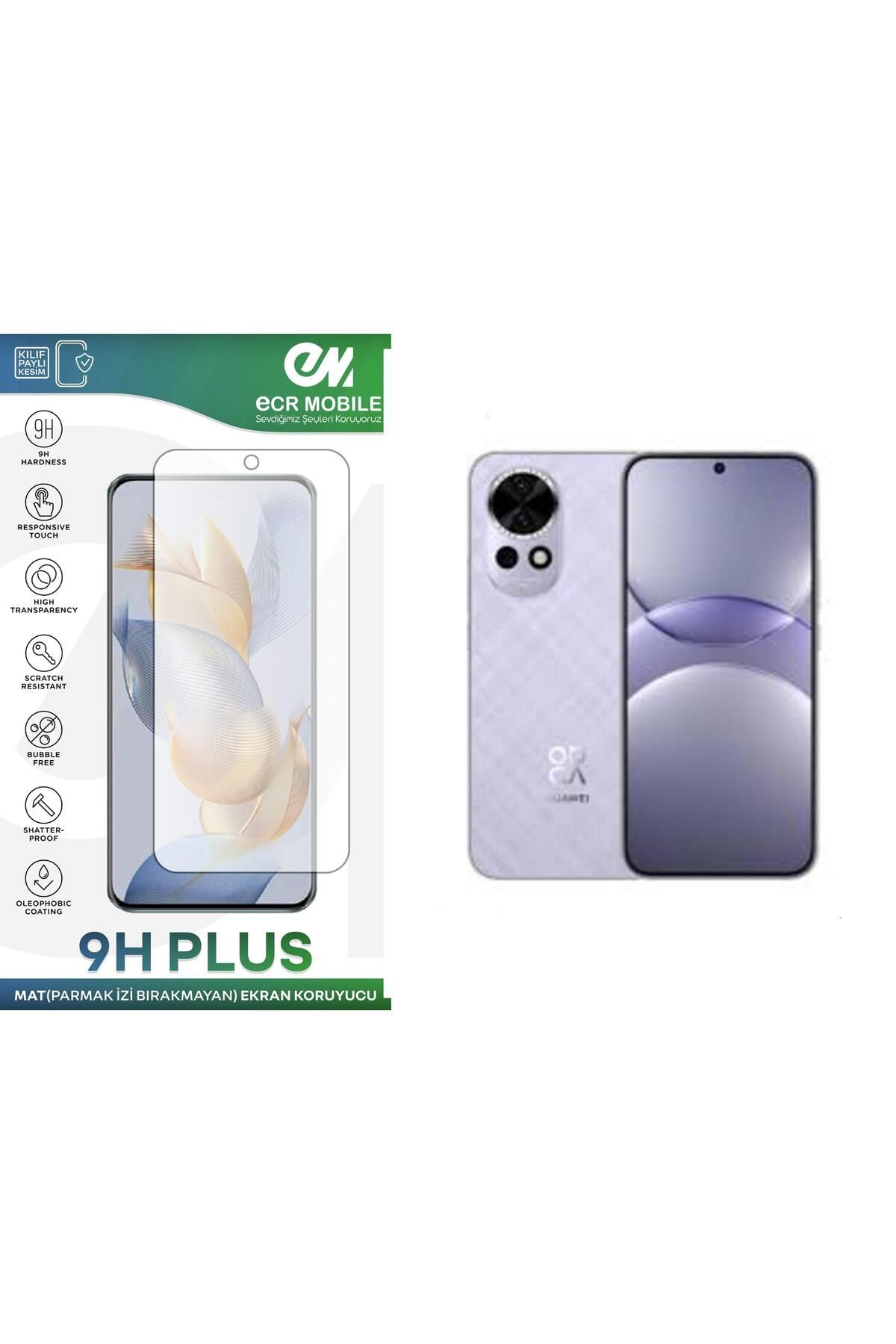 Ecr Mobile Huawei Nova 13 Ekran Koruyucu MAT Parmak İzi Bırakmayan Uyumlu Esnek Nano Kırılmayan