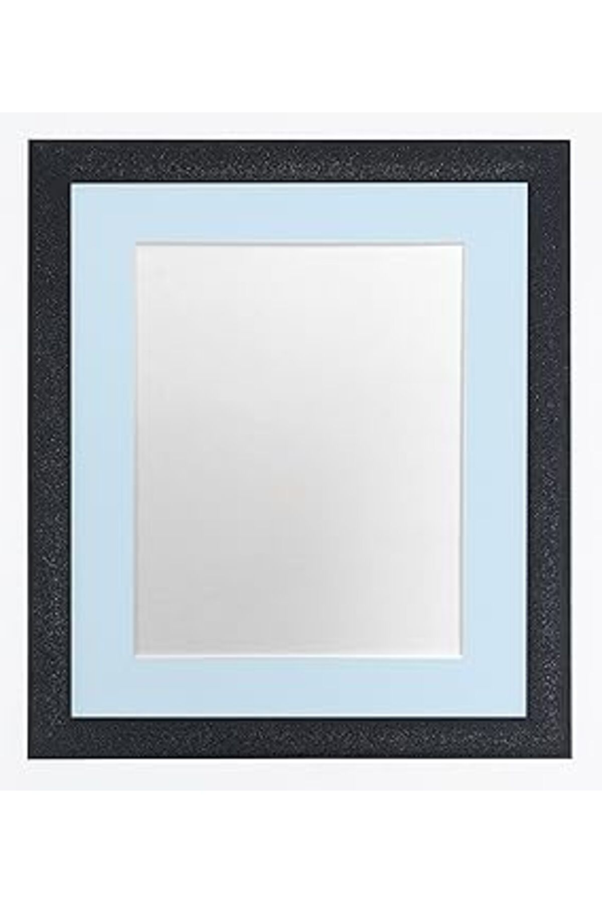 NETWORK ART Frames By Post Glitz Resim Çerçevesi, Mavi Paspartu, Plastik, A4, Resim Boyutu 25,4 X 15,2 Cm, Siya