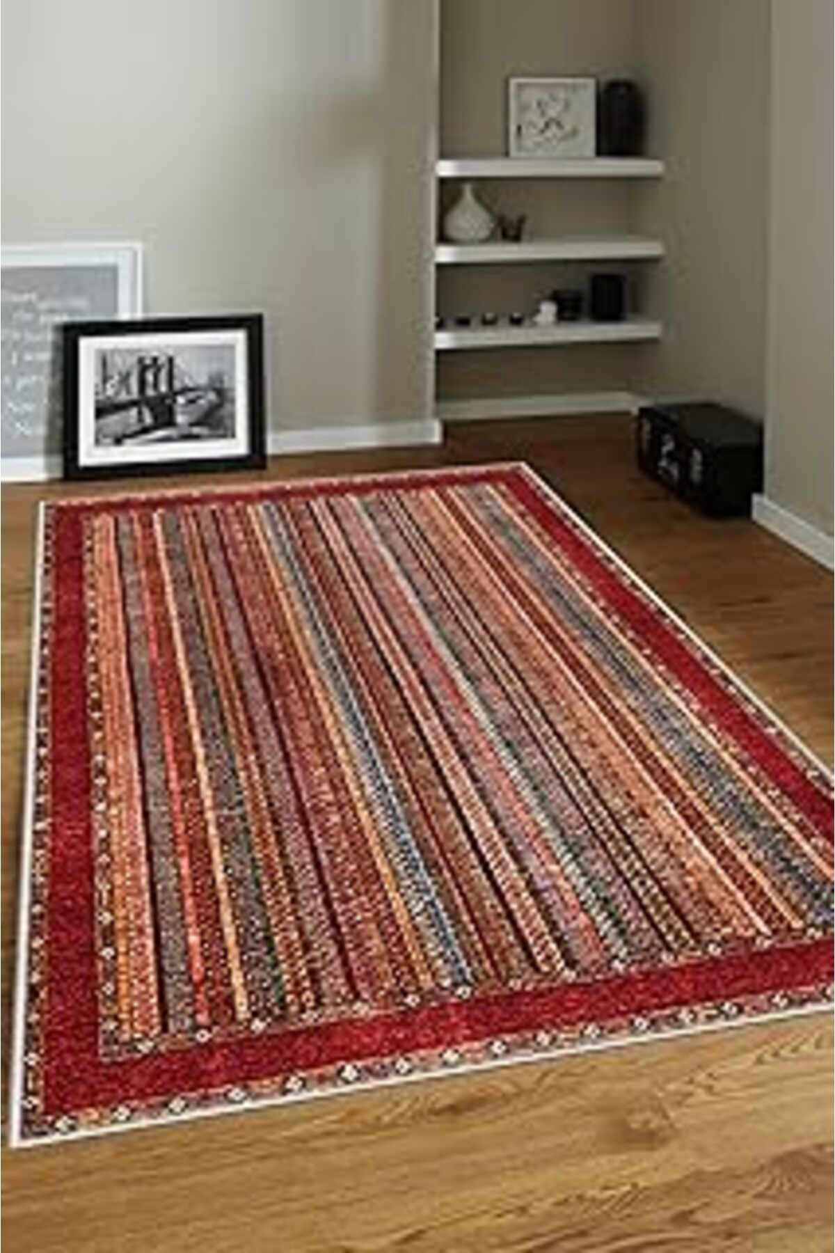 ASİTAN Kaymaz Tabanlı Dekoratif Klasik Desen Halı Şark Desen Ht-647 50X80Ht647333