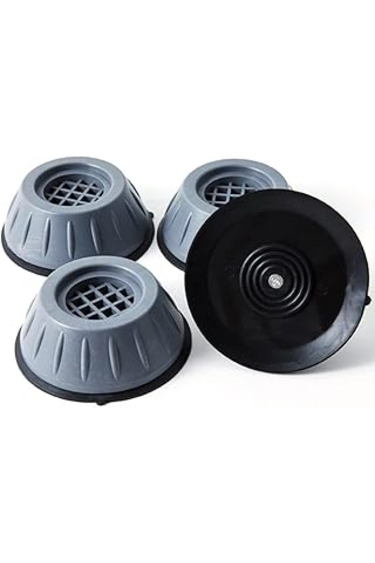 NETWORK ART Çamaşır Makinesi Anti-Titreşim Pedi Gürültü Önleyici Kaymaz 4 Cm Titreşim Engelleyici 4'Lü Set