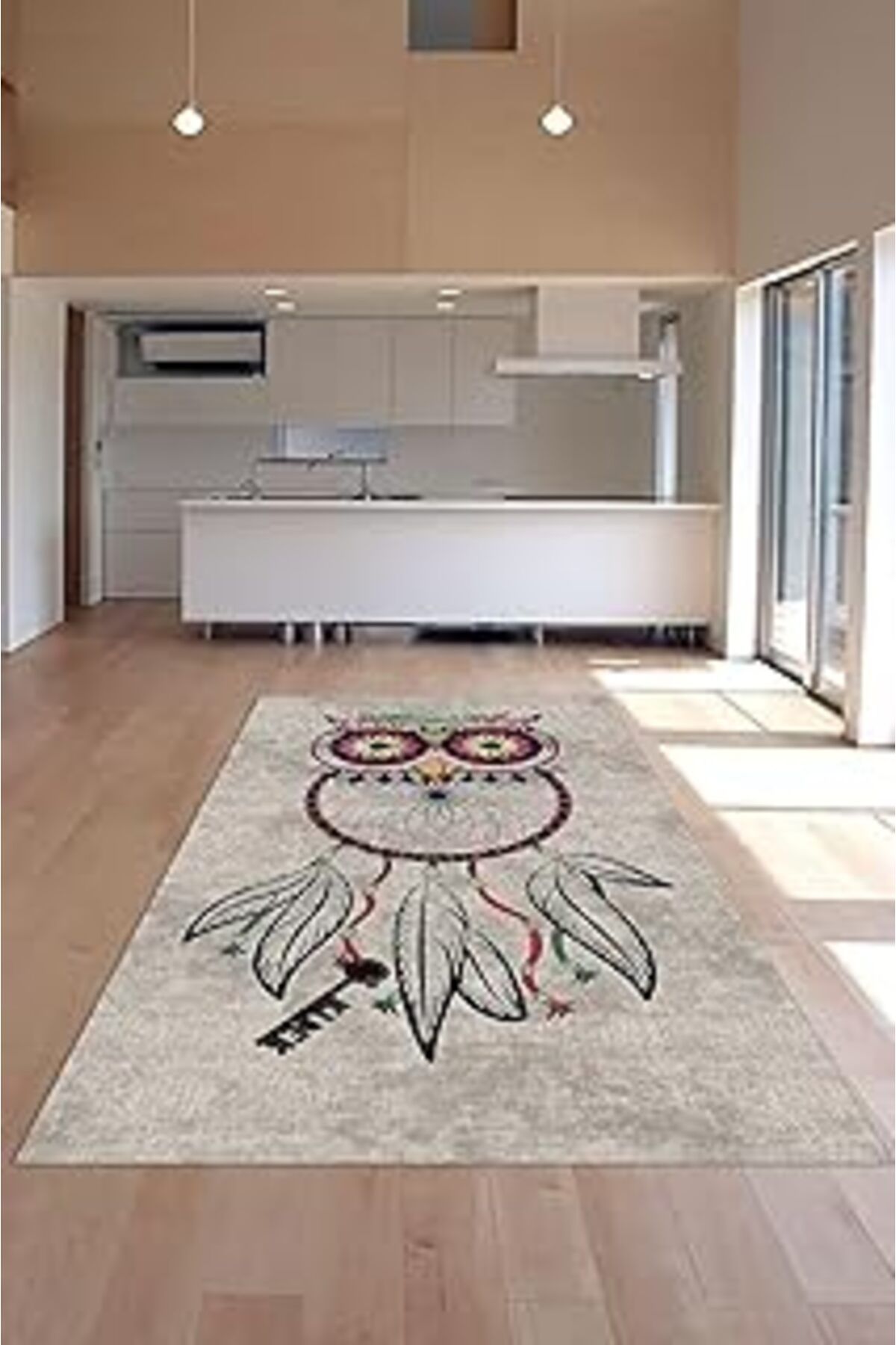 ASİTAN Dekoratif Kaymaz Taban Yıkanabilir Mutfak Halısı S4-Mtf-Dot-Sm-255 S4-Mtf-Dot-Sm-255-40X60-10561
