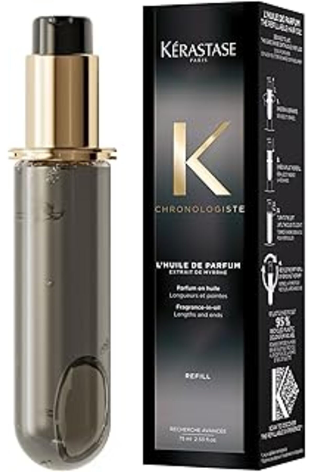 ASİTAN Chronologiste L'Huile De Parfum Canlandırıcı Saç Bakım Yağı Yedek Şişe 75 Ml