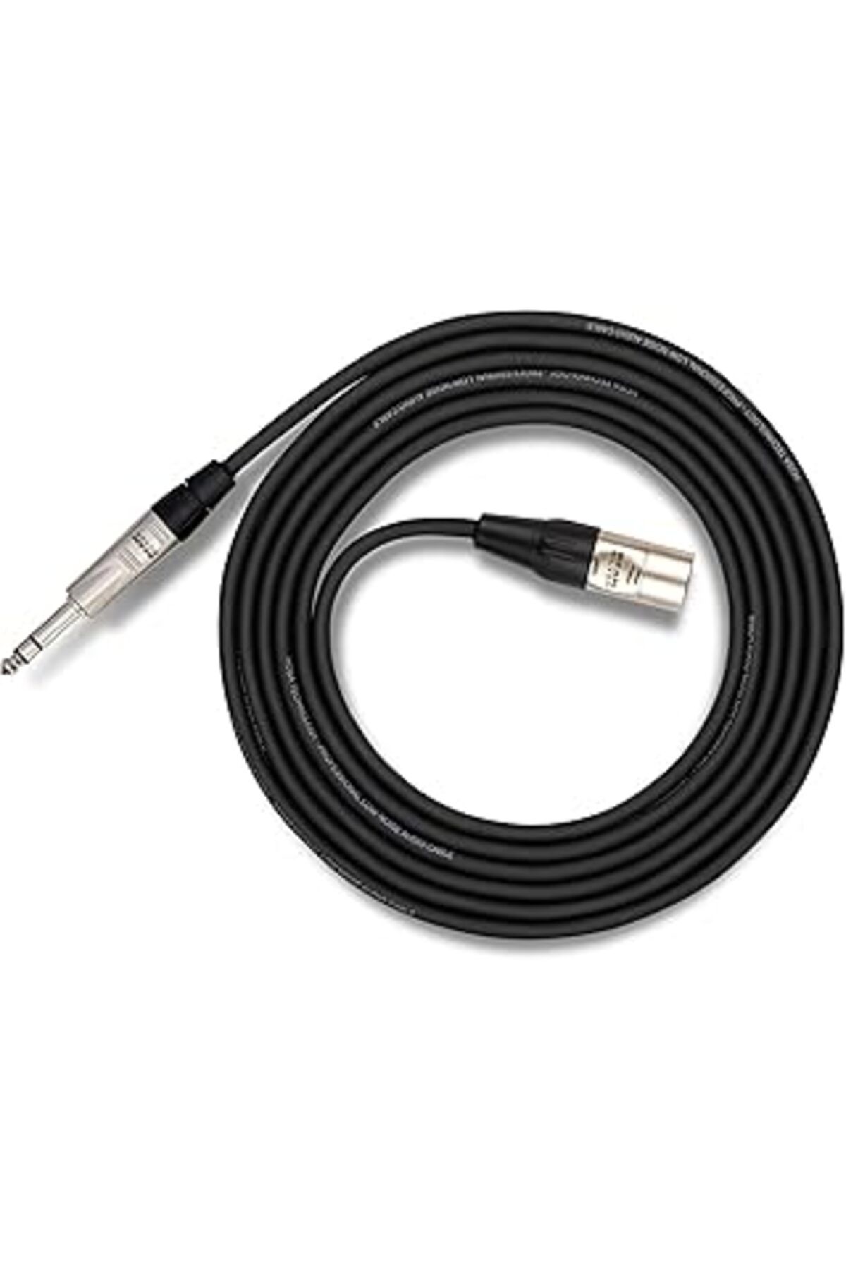 ASİTAN Hosa 1/4 Inç Trs - Xlr (M) Profesyonel Balanslı Kablo 3 M (Hsx-010)