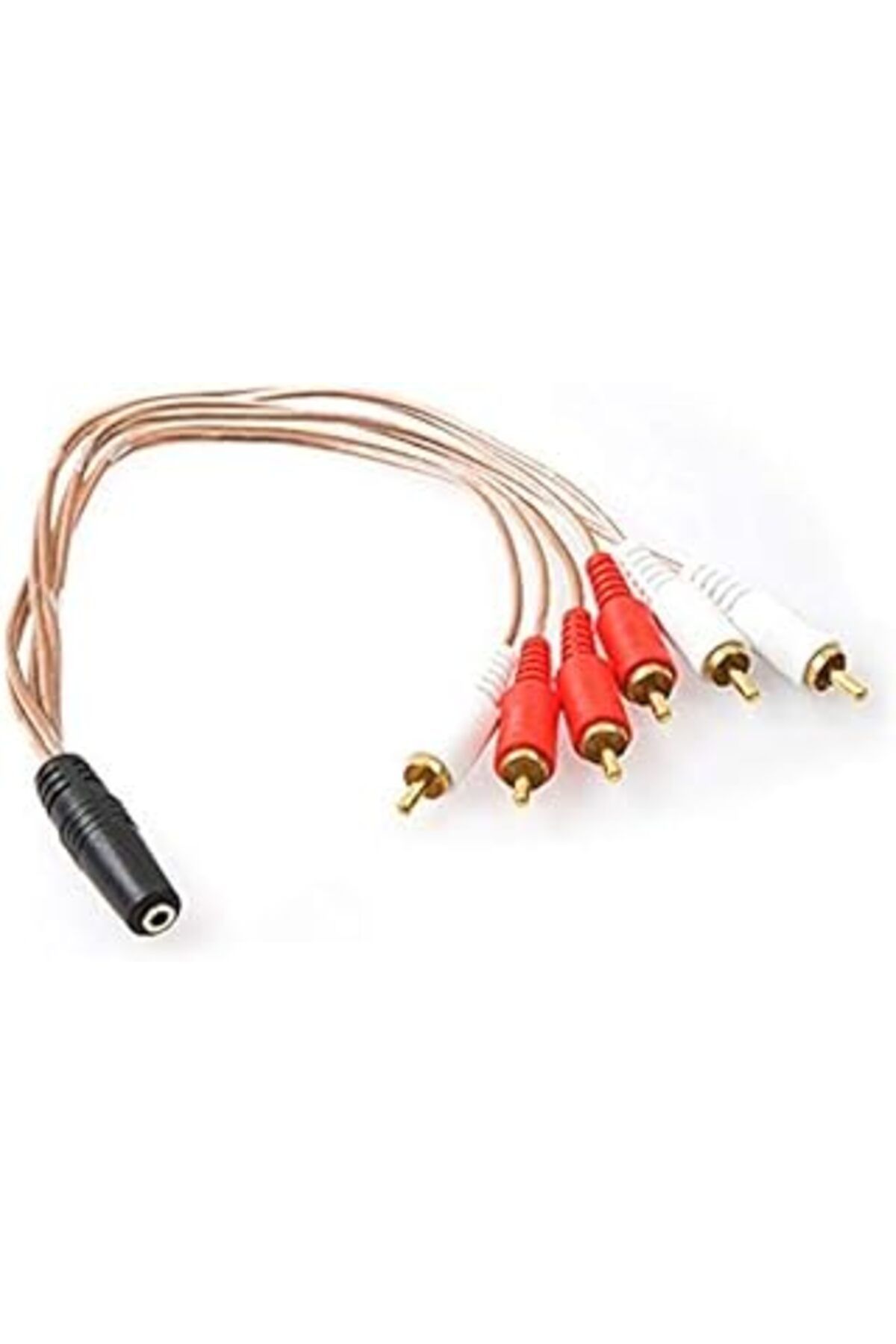 NETWORK ART S-Link Sl-Dcr36 S-Link Sl-Dcr36 Dc3.5/F To Rca/M*6 Kablosu, Siyah