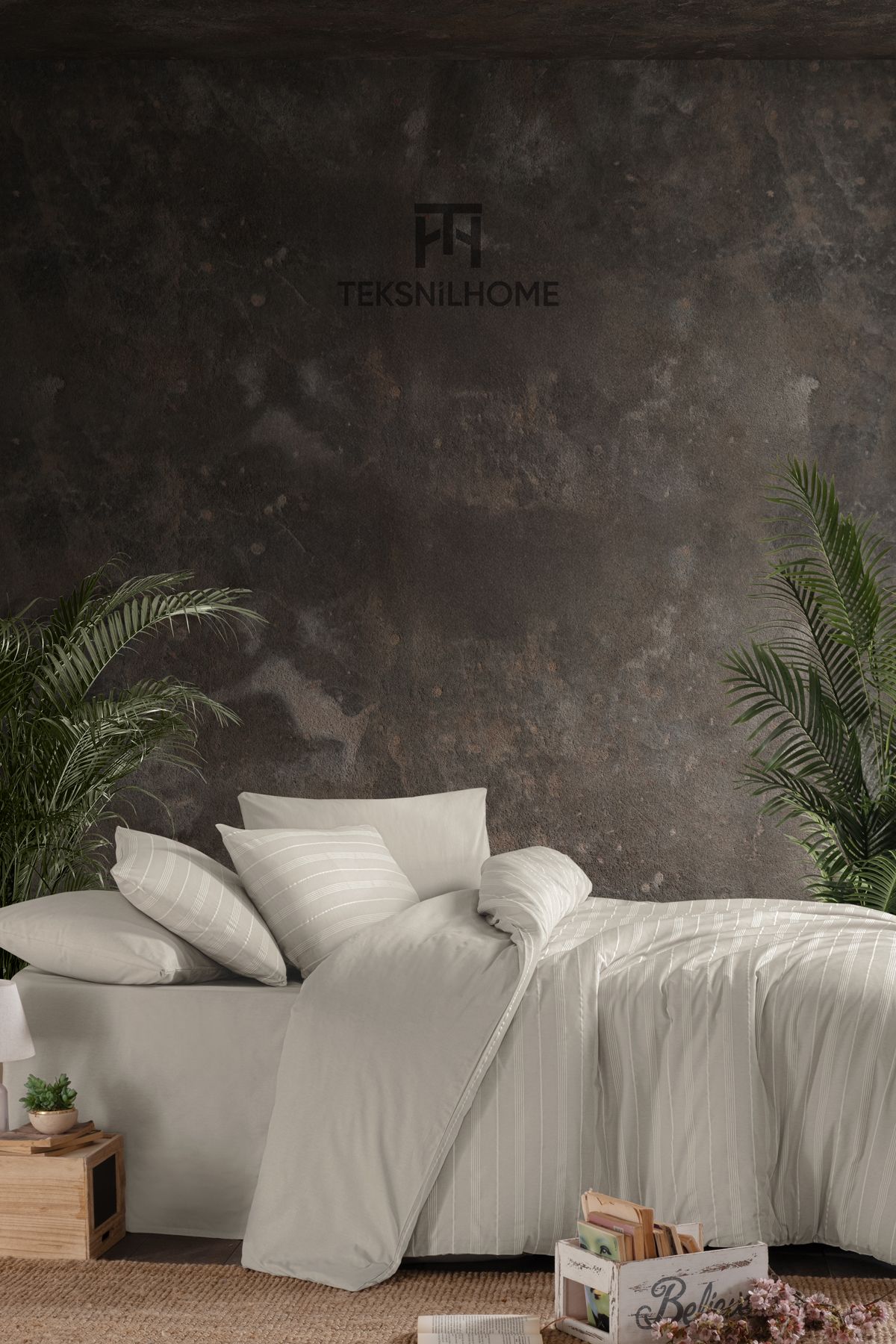 TeksNil Home %100 Pamuklu Çift Kişilik Oslo Nevresim Takımı