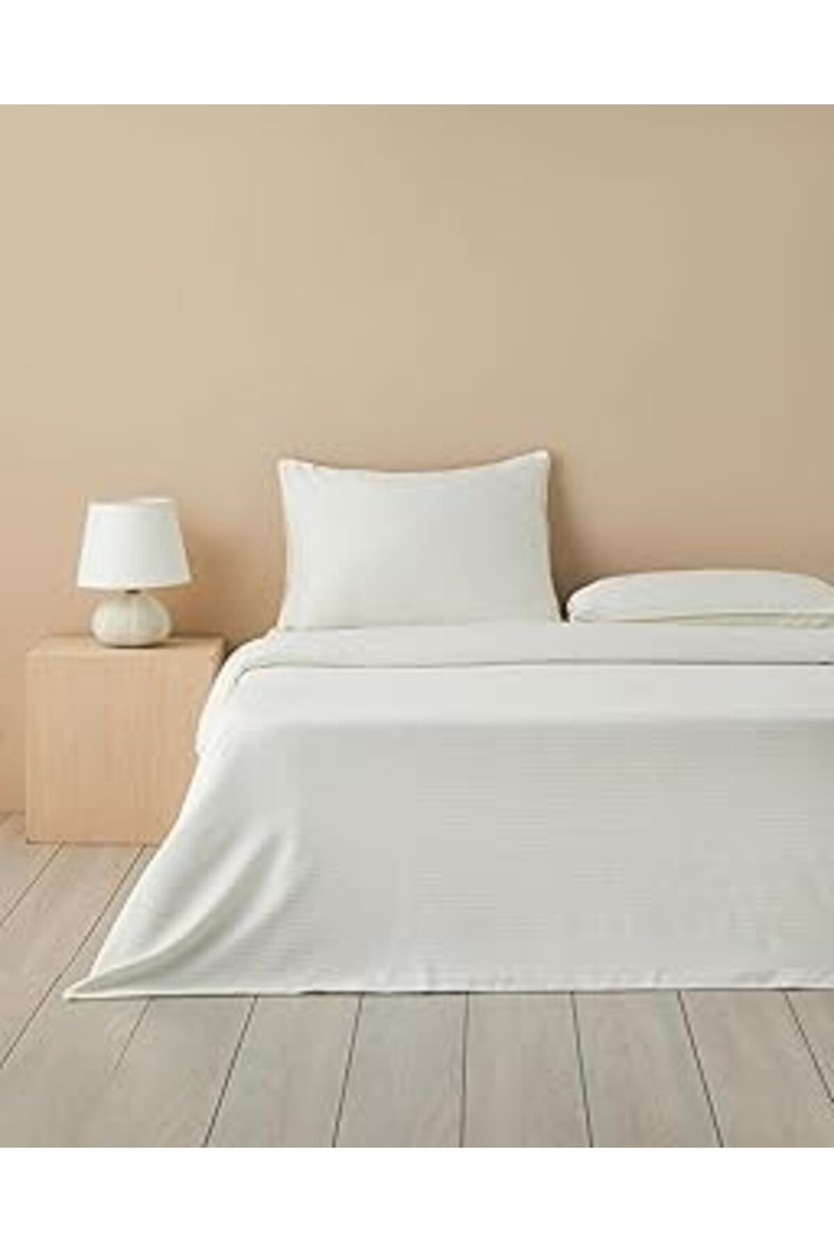 Qedii English Home Elegant İpliği Boyalı Tek Kişilik Nevresim Takımı 160X220 Cm Gold