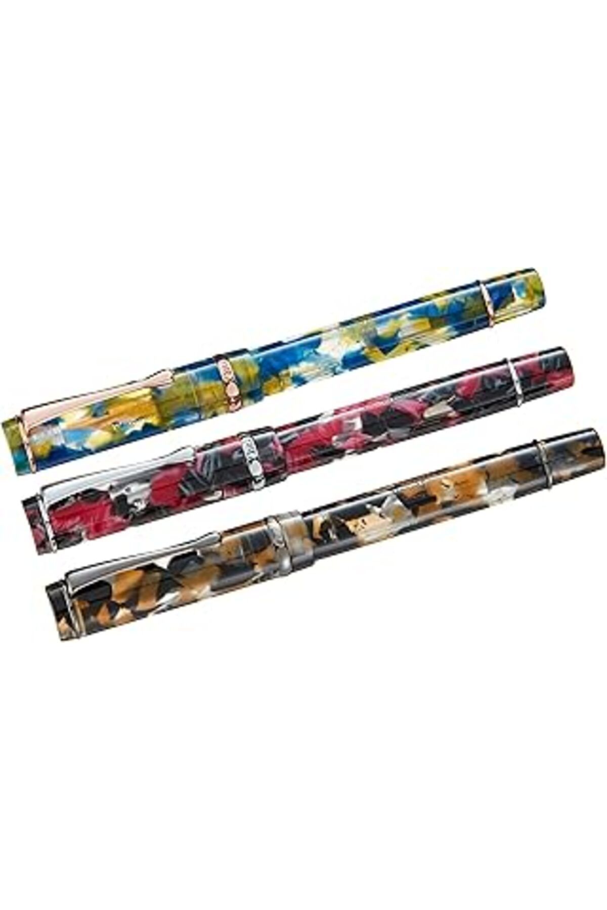 Qedii Conklin Duraflex Elements Limited Edition 3'Lü Flex Uç Dolma Kalem Seti