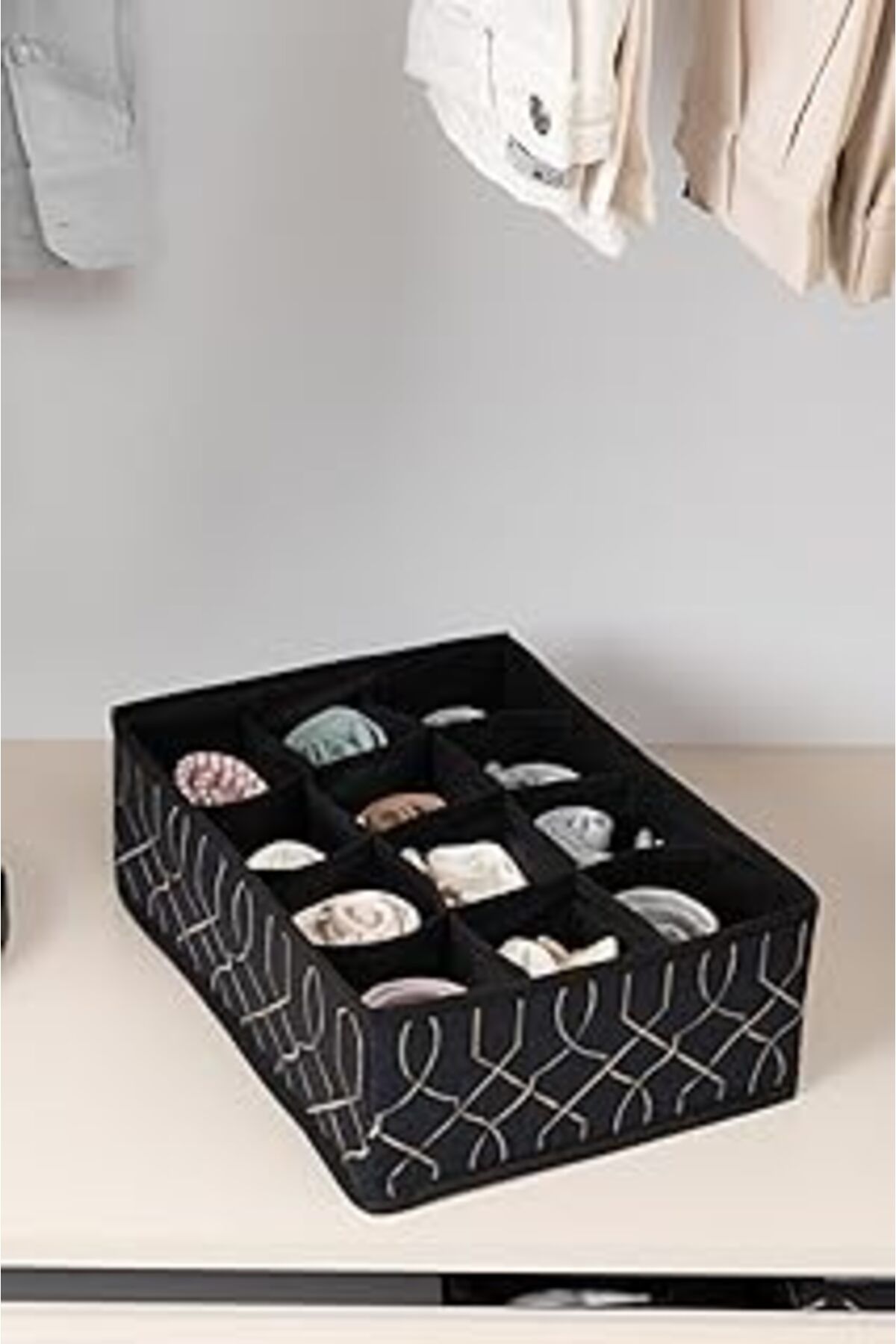 Qedii Pazar Kapısı Elegant Çekmece İçi Düzenleyici 12 Bölmeli Organizer (1)