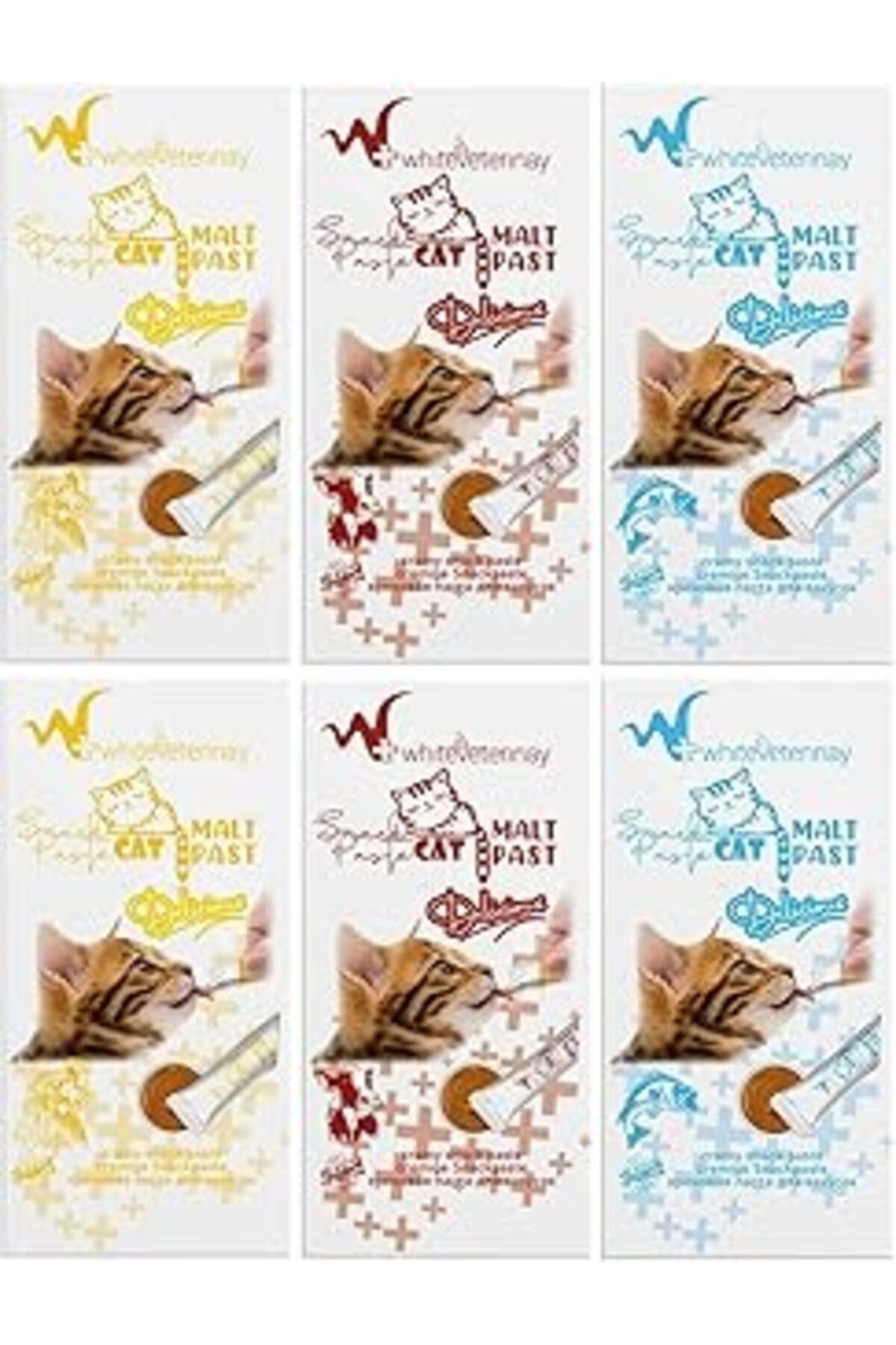 NETWORK ART W+ Whiteveterinay Creamy Karma Sıvı Kedi Ödülü 4X15 Gr - 6 Adet