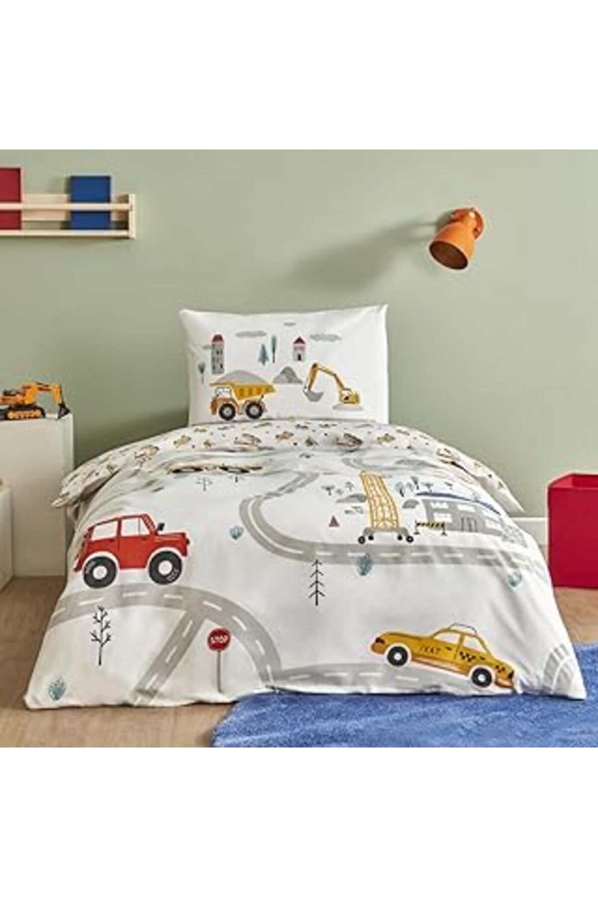 ASİTAN Karaca Home Young Race %100 Pamuk Fitted Tek Kişilik Nevresim Takımı
