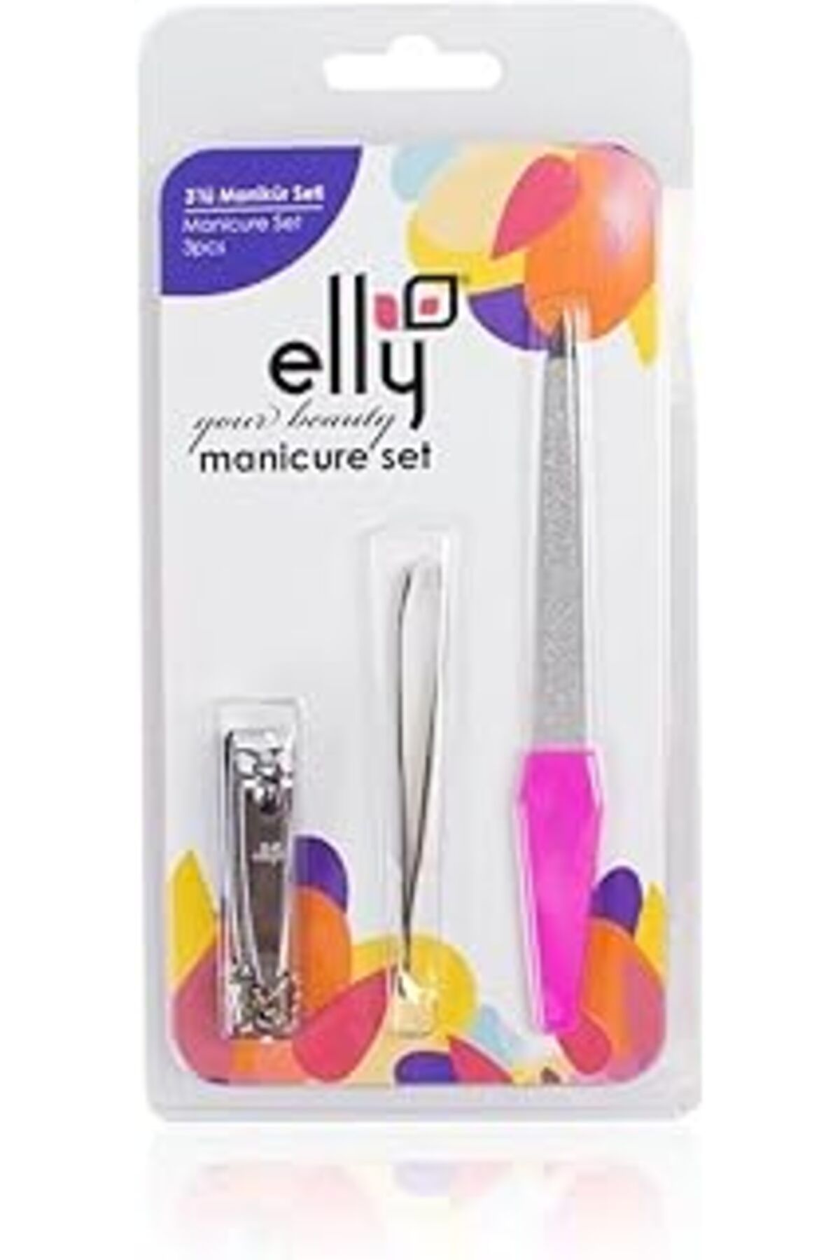 Qedii Elly Manikür Seti 3'Lü - 03
