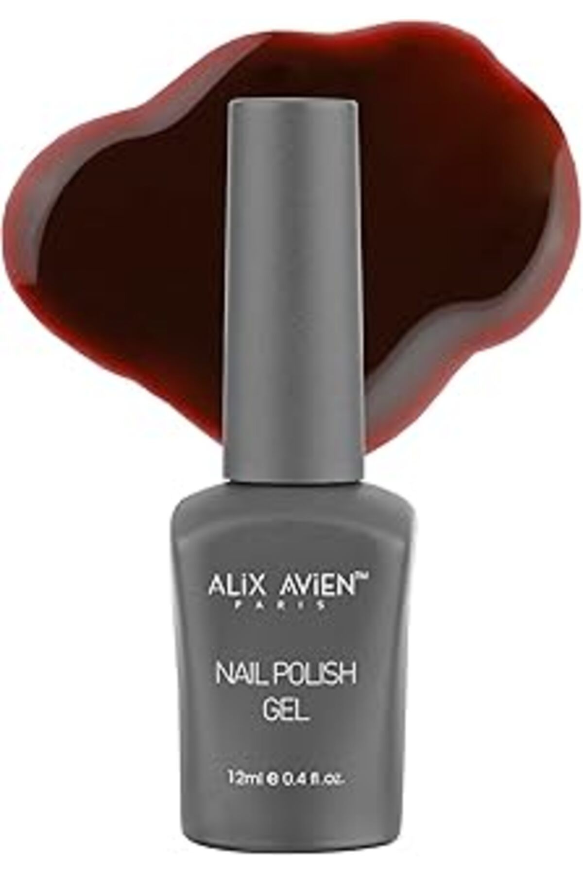 Pazarcan Alix Avien Kahverengi Koyu Kırmızı Kalıcı Oje 106-Yoğun Renk Veren Jel Oje 12 Ml-Nail Uv Gel Polish