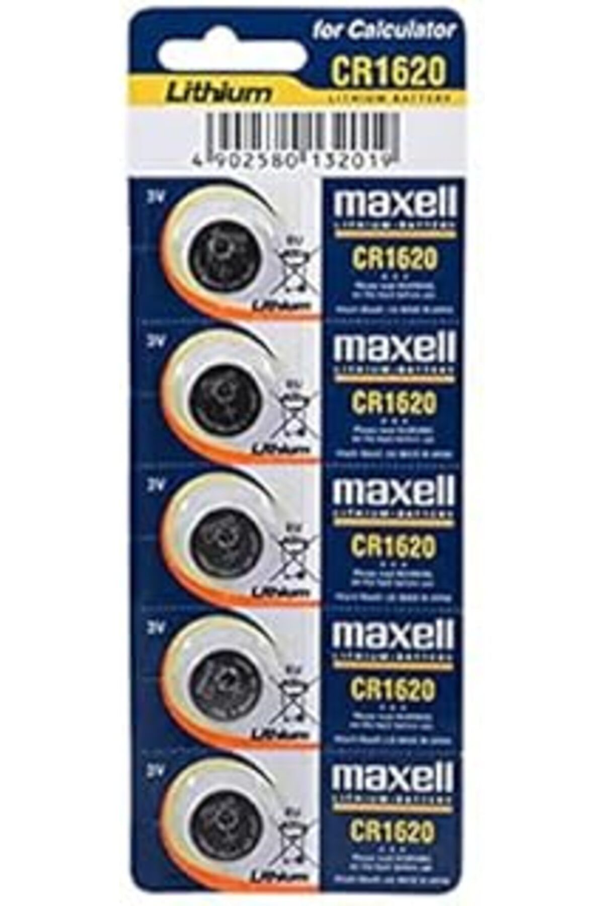 Pazarcan Maxell Cr1620 3V Lityum Para Pil 5'Li