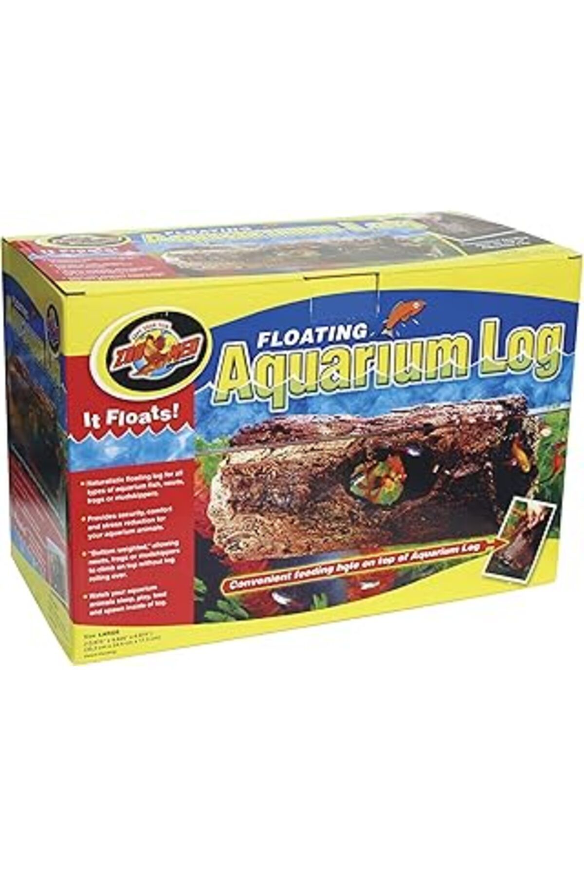NETWORK ART-Zoo med floating aquarium log, large 1