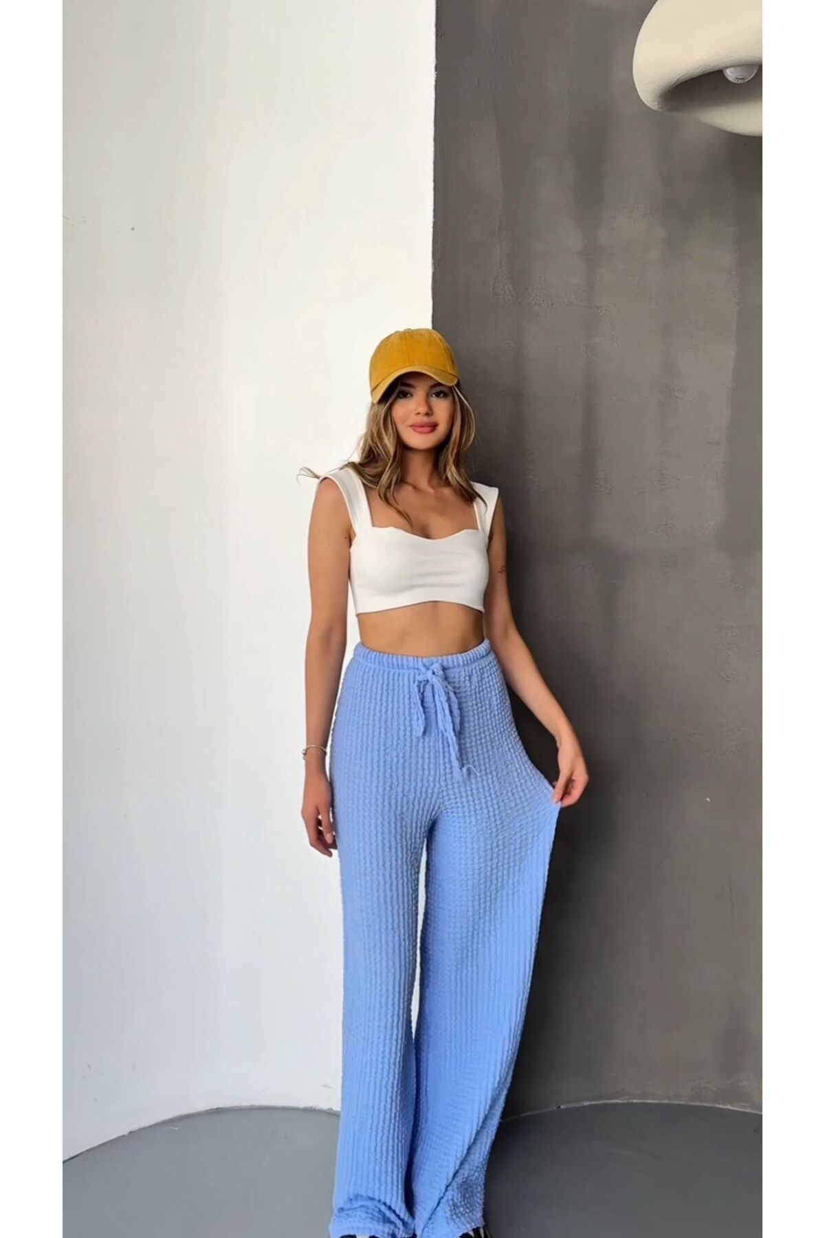 MODA Bubble Bebe Mavisi Bürümcük Eşofman Alt