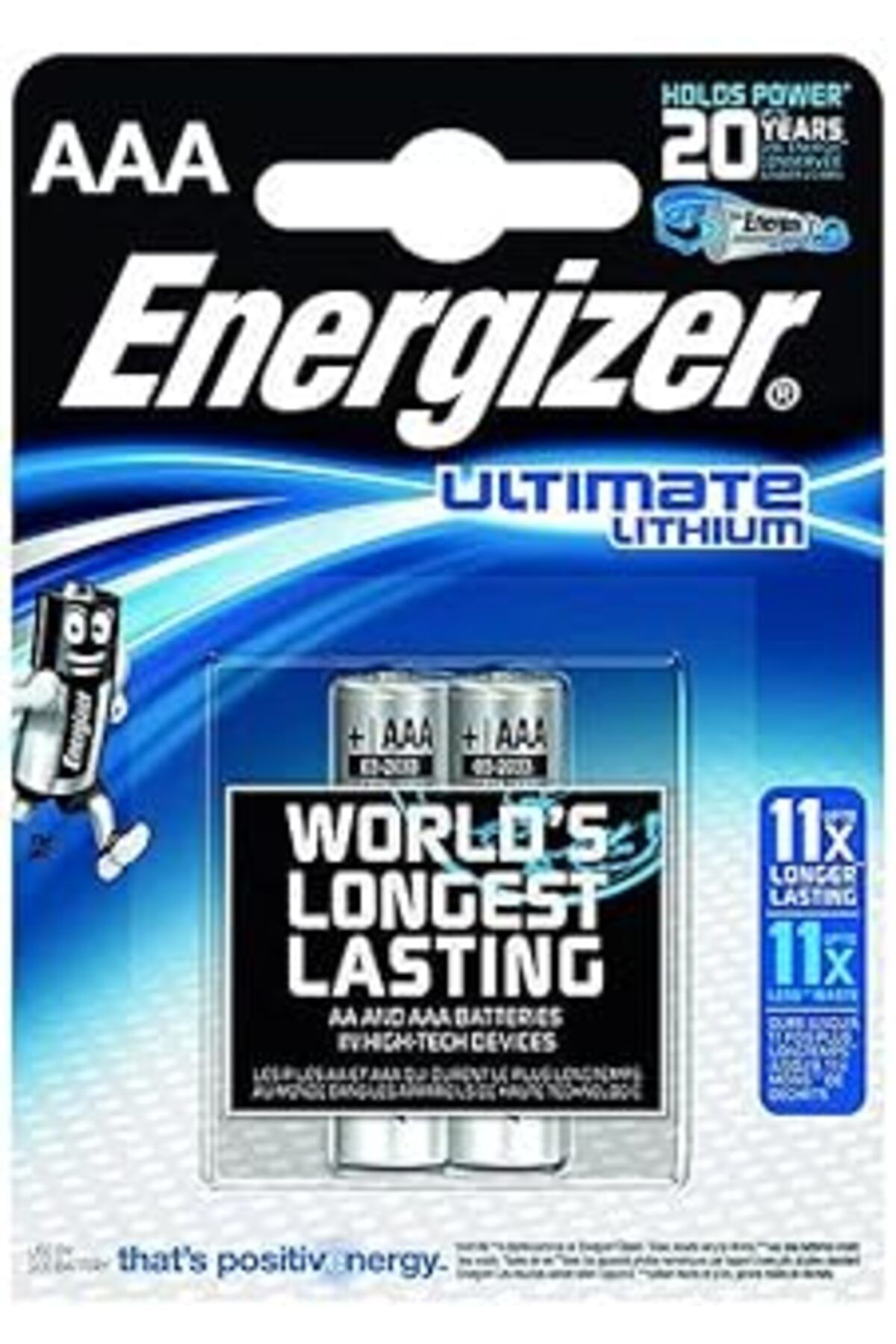 Pazarcan Energizer Ultimate Aaa İnce Kalem Pil 2'Li