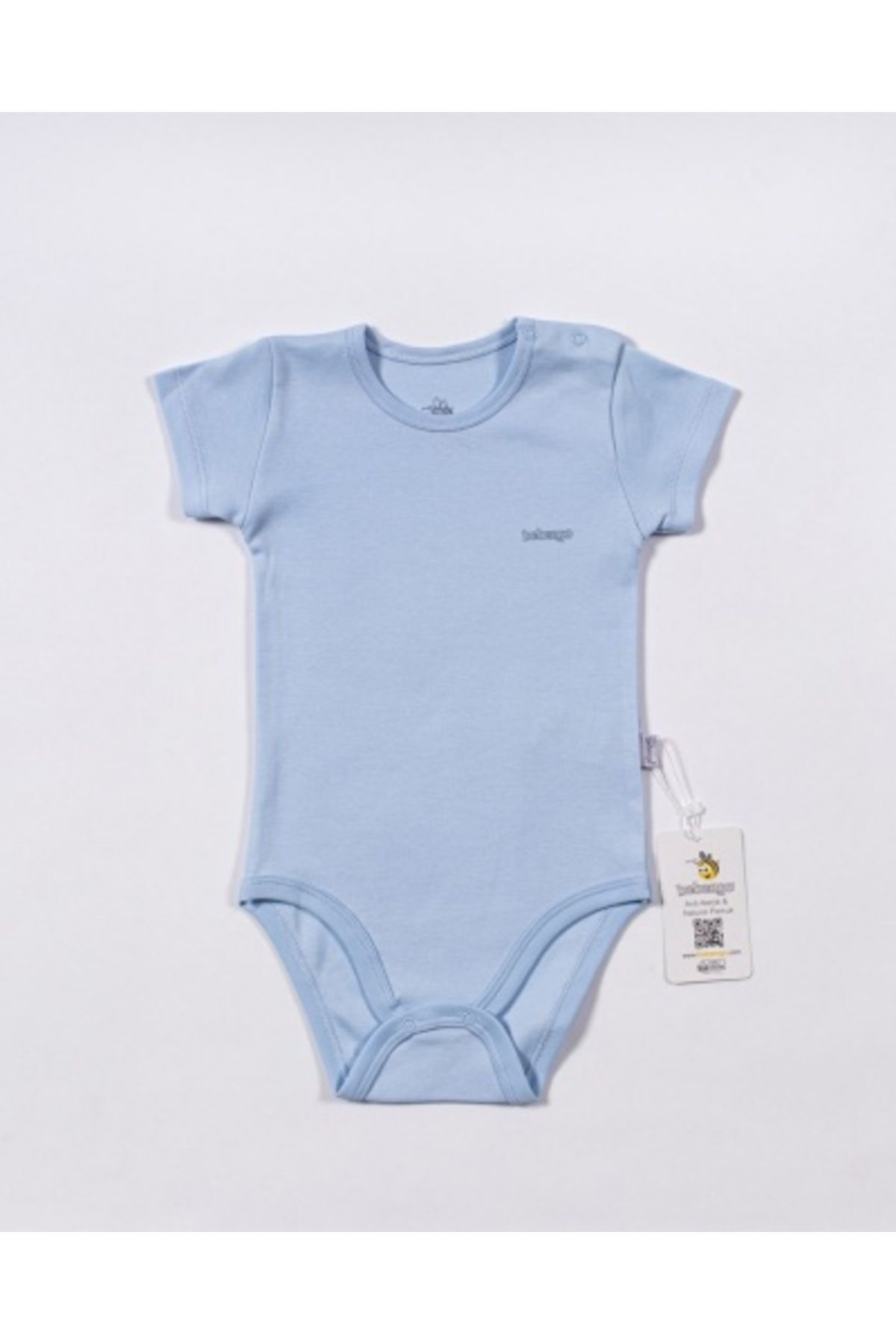 MBB ETİCARET Bebengo BU4025 Basic Kısa Kol Body Mavi