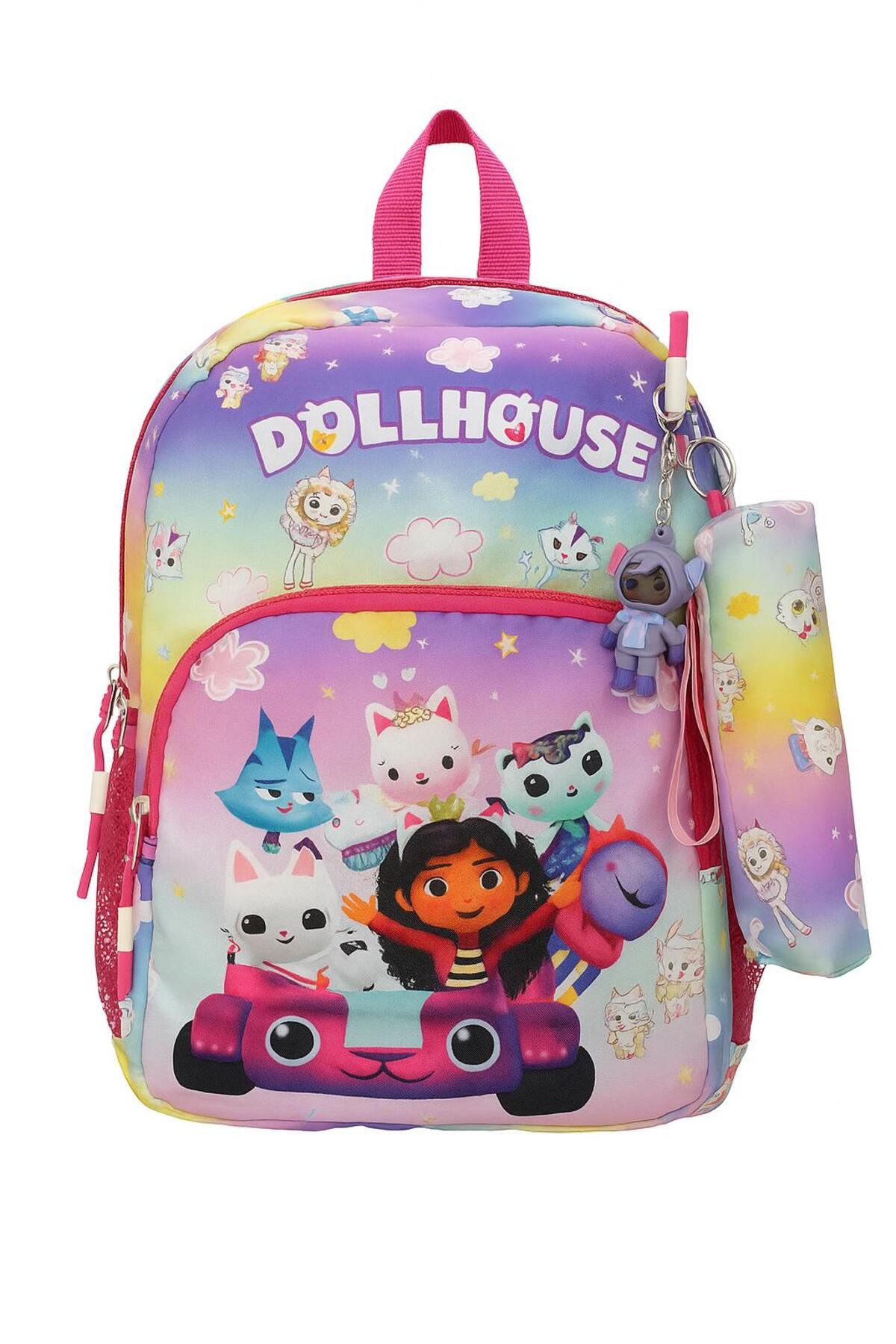 YİGİT BUTİK Yigit Butik Gabby's Dollhouse Baskılı Kız Çocuk Anaokulu Çantası