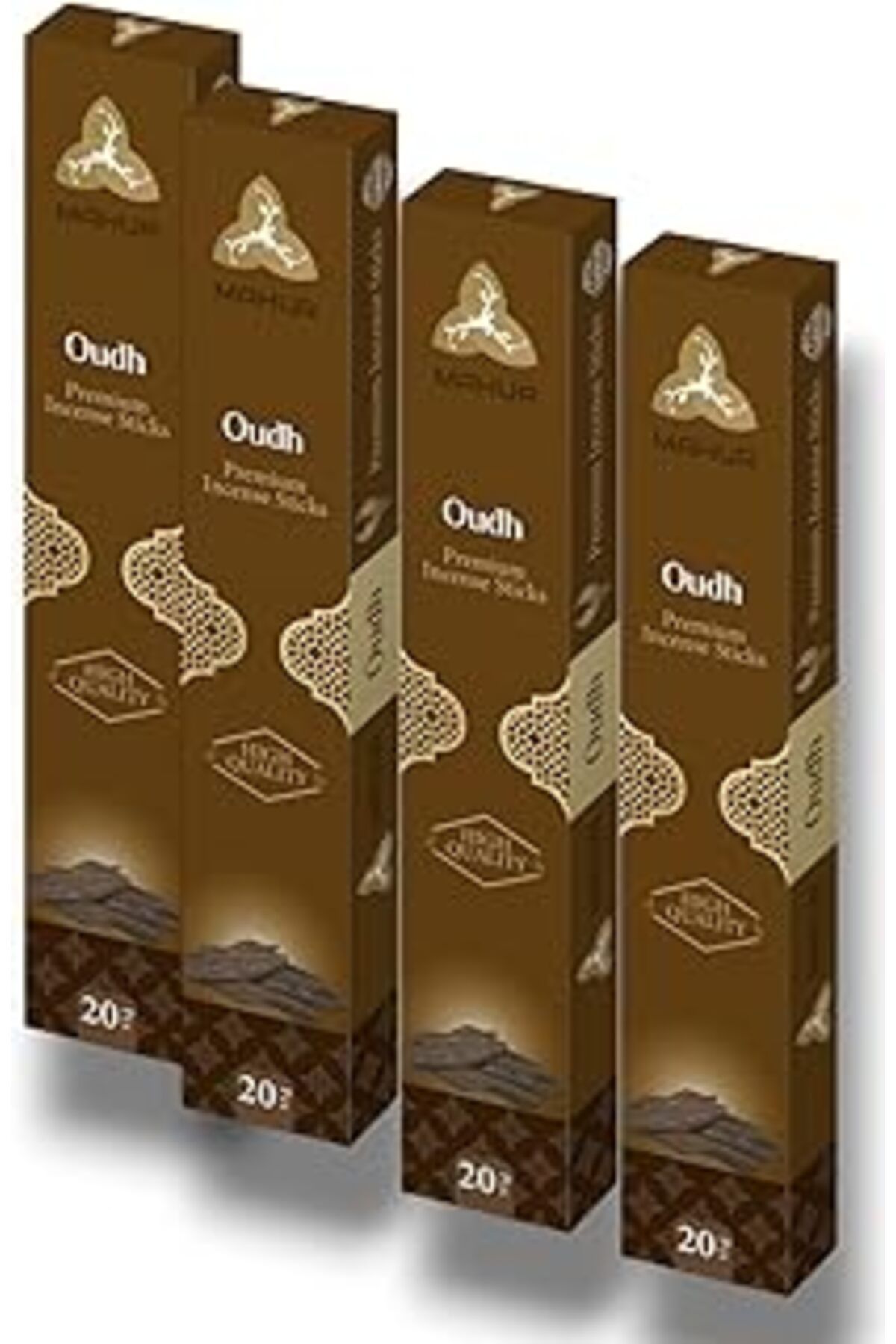 ASİTAN Mahur Od Kokulu Premium Tütsü Çubukları, Çok Al, Az Öde, 4 Kutu - 80 Adet Tütsü