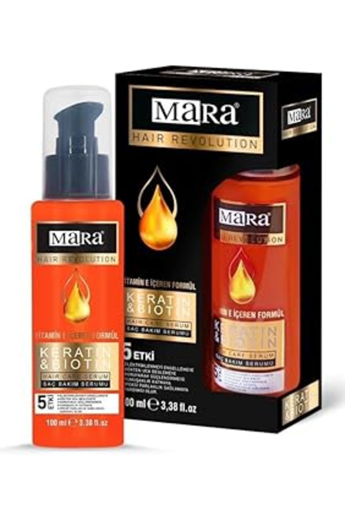 ASİTAN Mara Keratin&Biotin Yıpranmış Saçlar İçin Bakım Yağı 100Ml