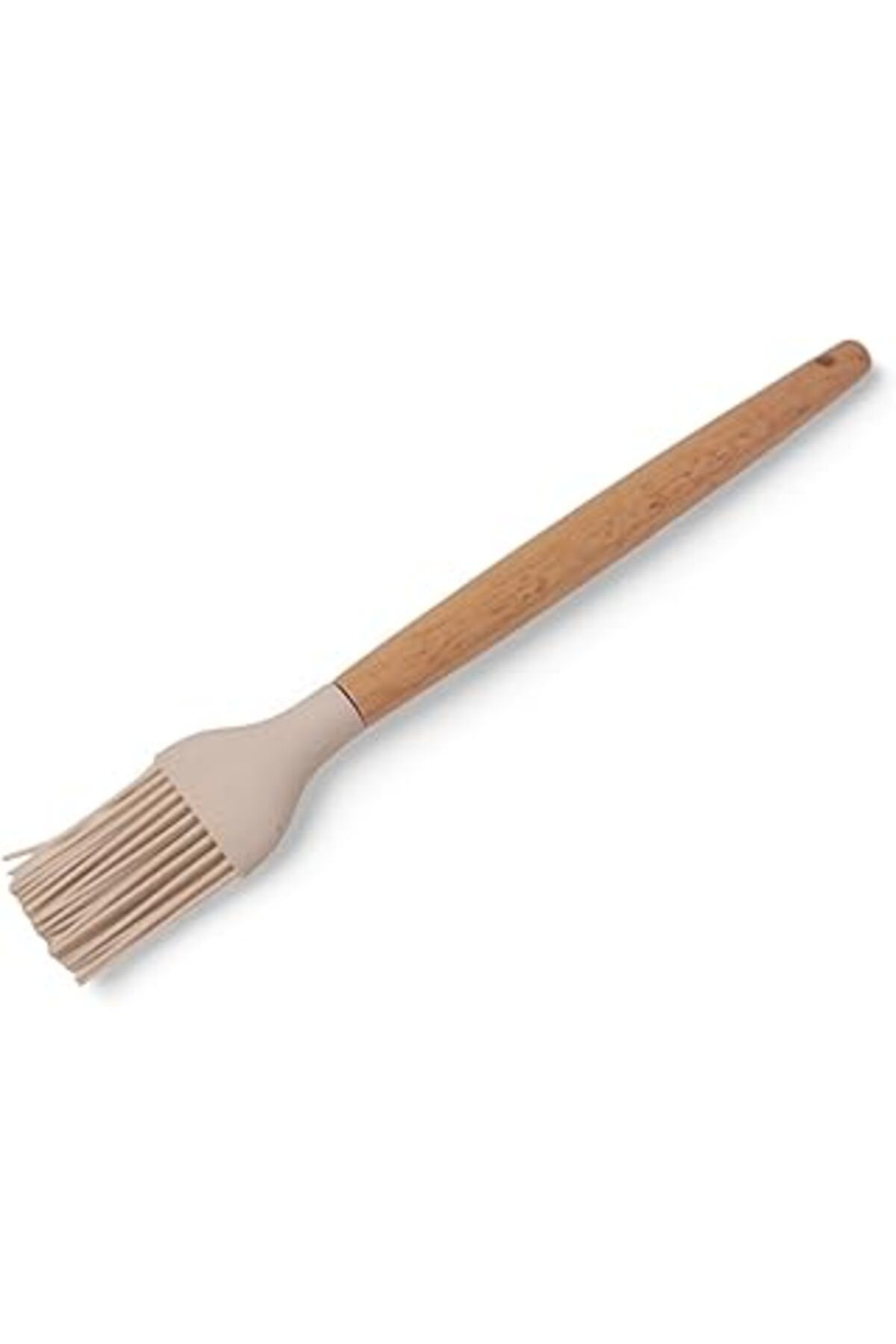 Mu Art Ahşap Deconox Bambu Saplı Silikon Fırça, Bambu Uzun Silikon Yağ Ve Yumurta Fırçası 27Cm 3 Renk Seçenekli
