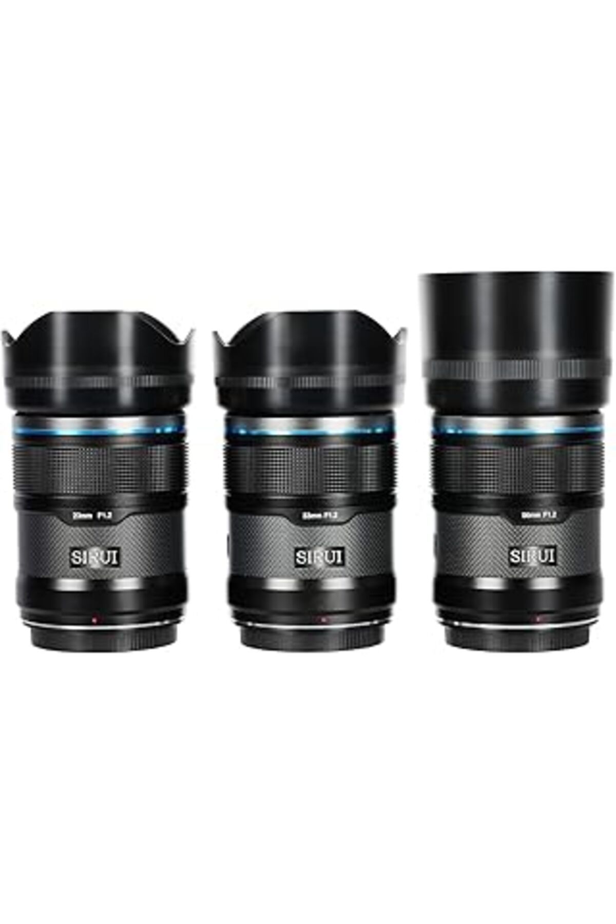 NETWORK ART Sirui Sniper 23Mm, 33Mm, 56Mm F1.2 Aps-C Lens Kit, Siyah