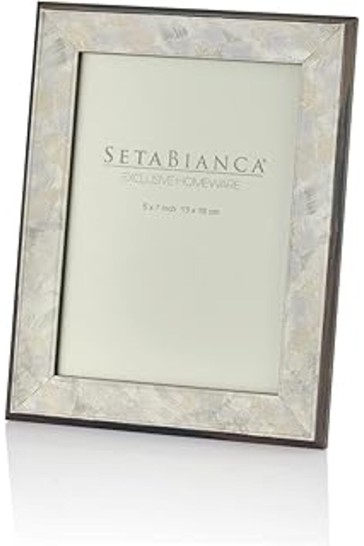 Mu Art Ahşap Setabianca Beyaz Sedefli Fotoğraf Çerçevesi
