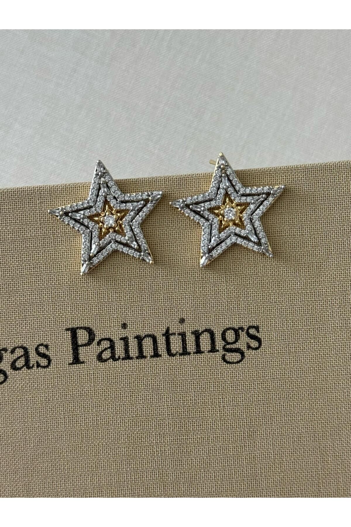 Asteria Jewelry VİP Yıldız Küpe