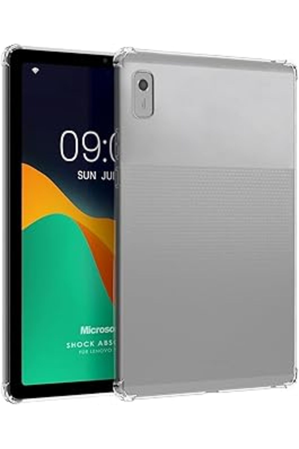 Mu Art Ahşap Microsonic Tab M9 Kılıf Shock Absorbing Şeffaf [Tab M9 Ile Uyumlu Kılıf - Şeffaf]