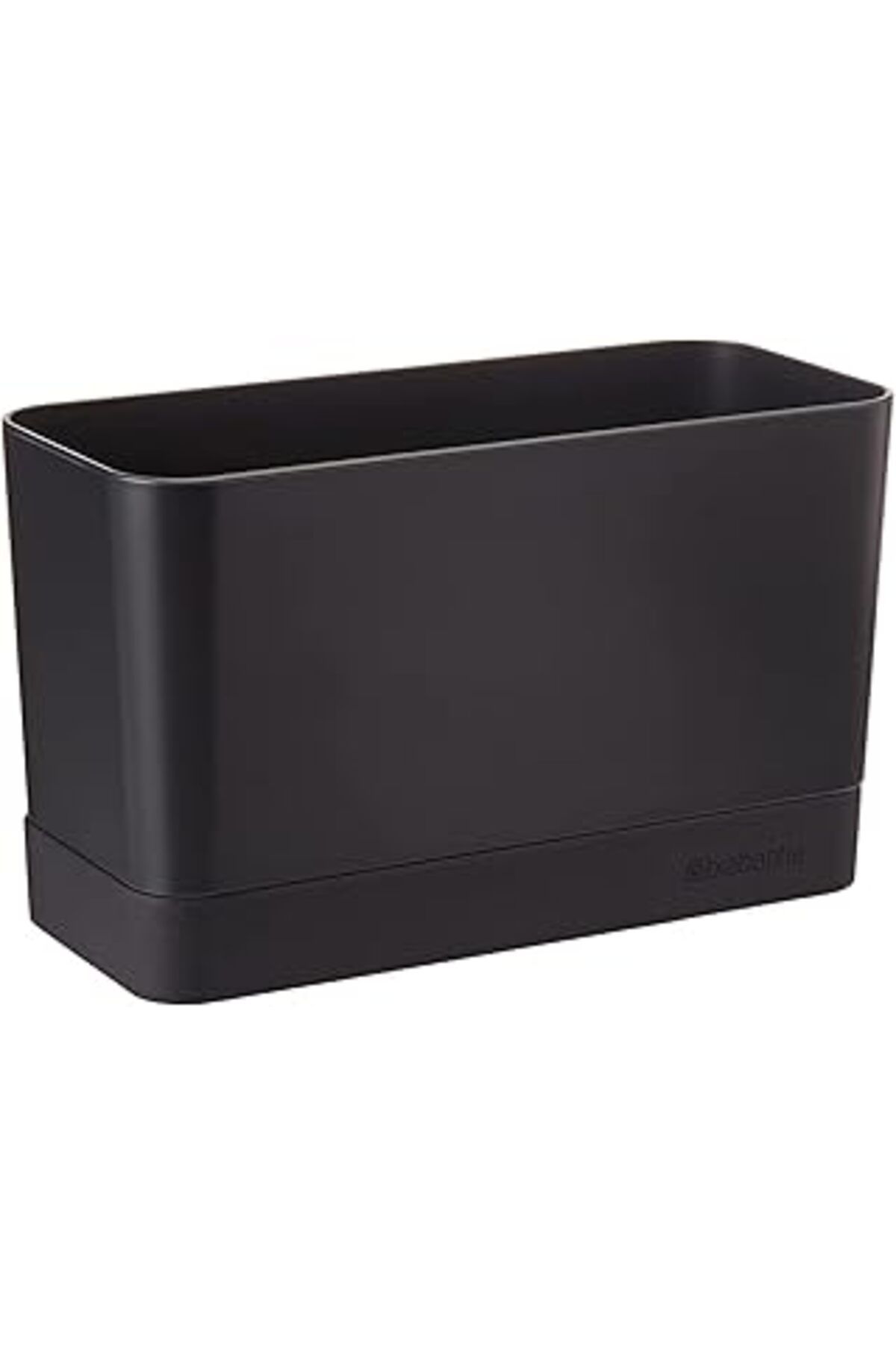 Mu Art Ahşap Brabantia Bulaşık Düzenleyici, Plastik/Silikon, Koyu Gri, 19 X 8,5 X 11,5 Cm