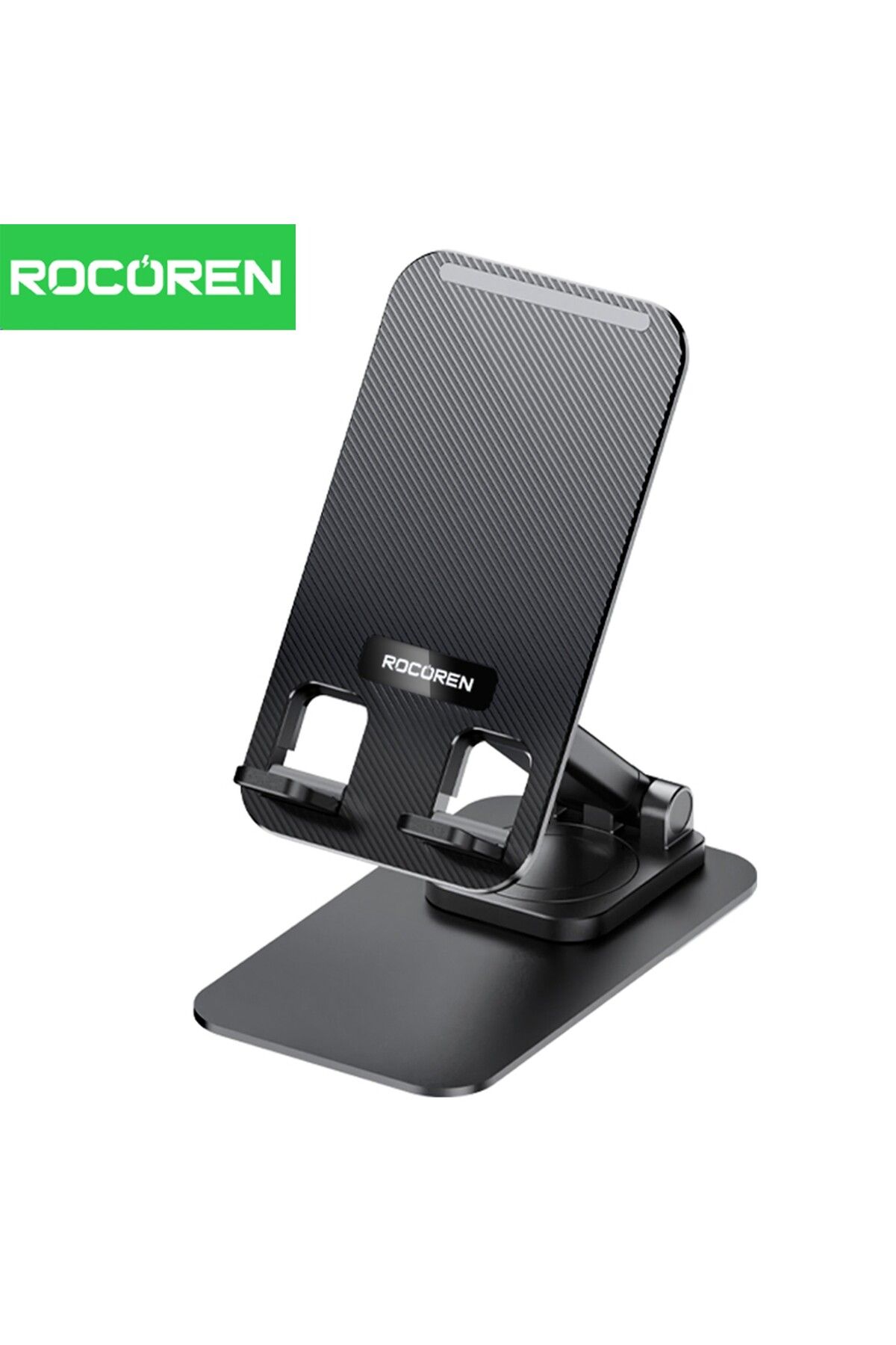 Rocoren 360° Dönebilen Katlanabilir Yükseklik ve Eğim Ayarlı Telefon Tutucu Stand