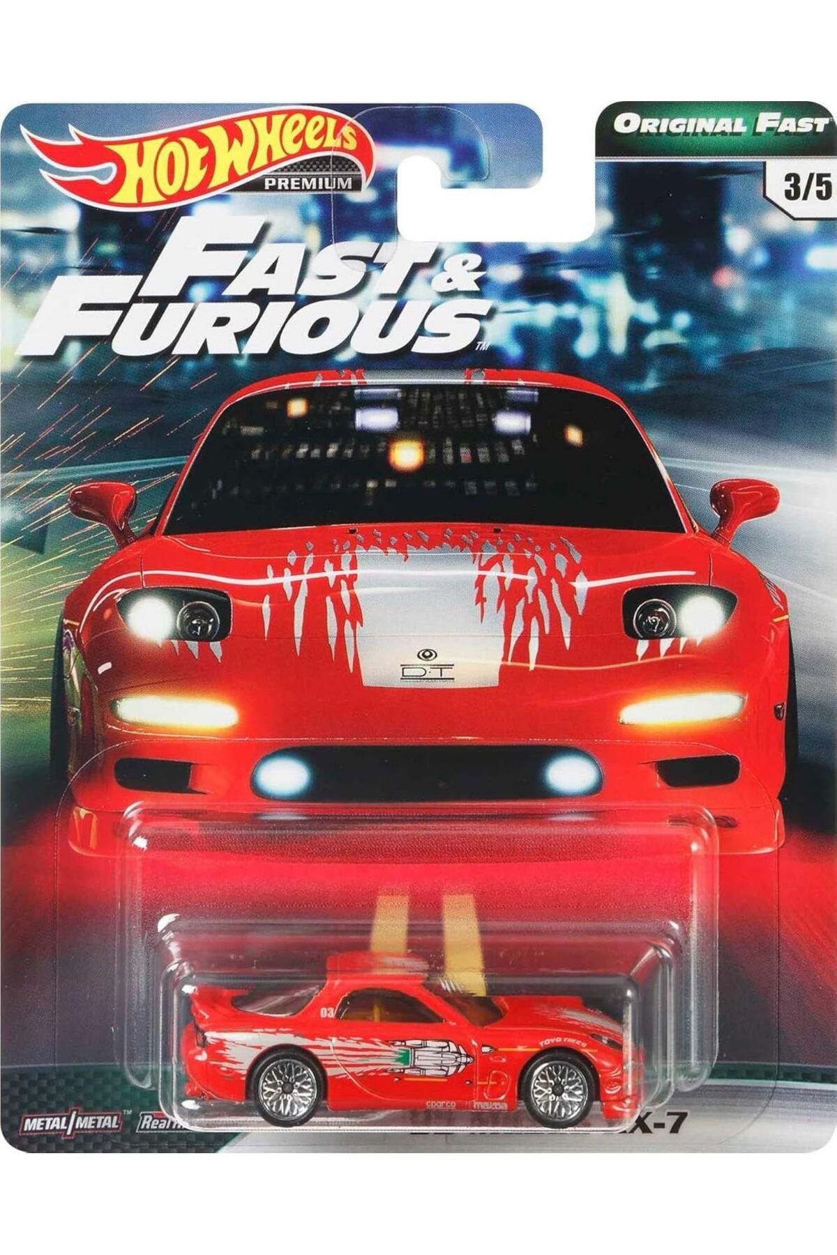 HOT WHEELS Premium F&F - Original Fast - The Fast And The Furious - '95 Mazda RX-7 GBW82