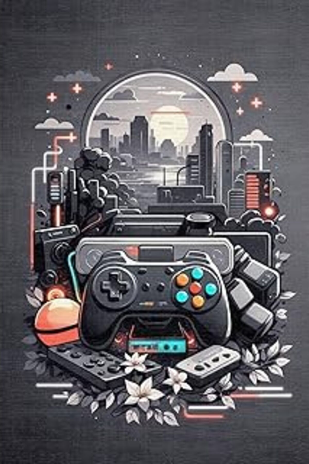 ASİTAN Depoba Blank Şönil Oyuncu Odası Halısı Kaymaz Pamuk Tabanlı Yıkanabilir Antibakteriyel Gamer, Gamin