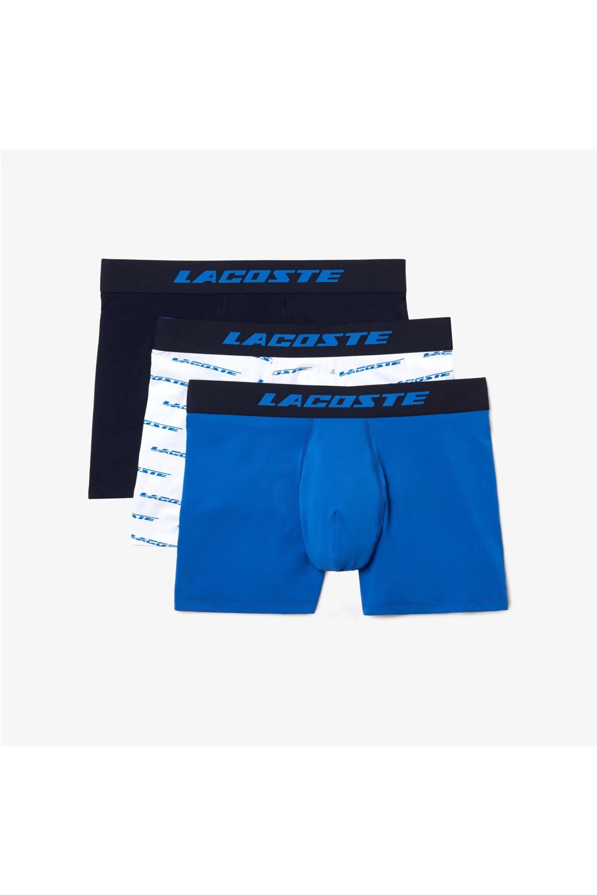 Lacoste Active Erkek 3'lü Renkli Boxer