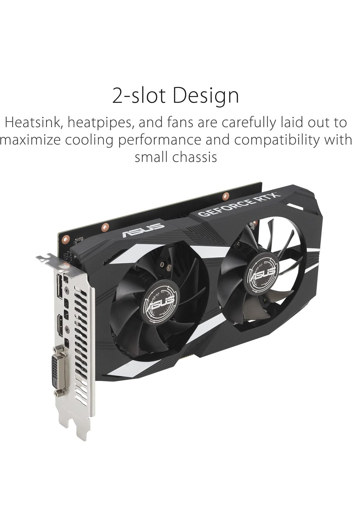 ASUS-Nvidia Geforce RTX 3050 6GB Oc Edition Gaming Graphics Card - 6GB GDDR6 Memory 3