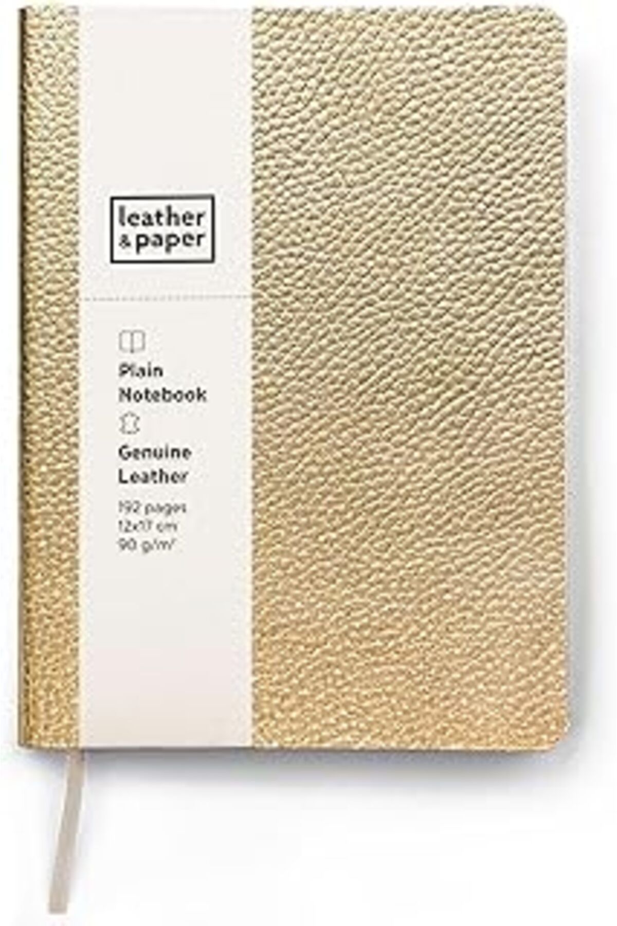 Pazarcan Leather & Paper Lp0511 Defter, Dore, Çizgisiz
