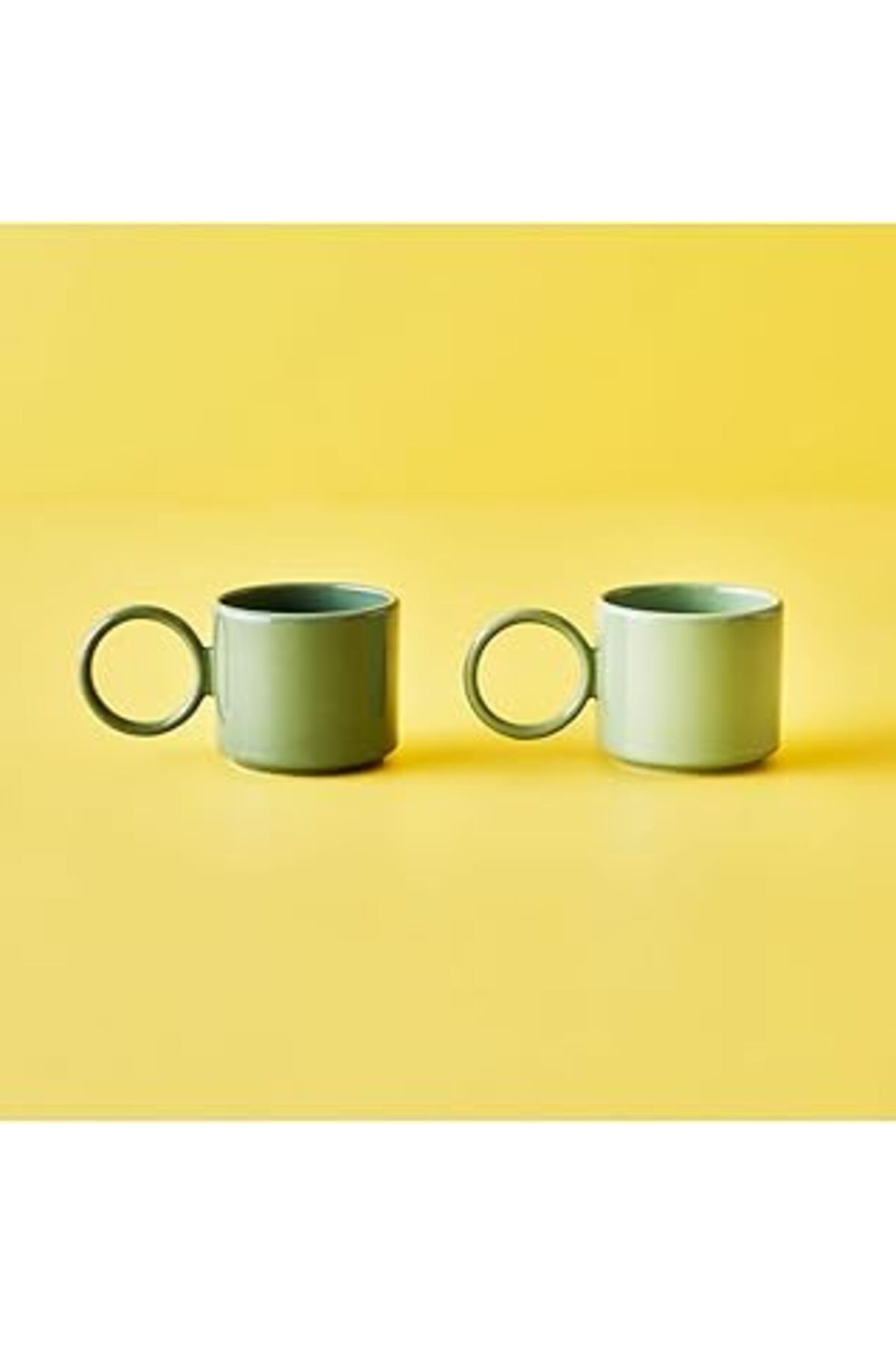 Mu Art Ahşap Arcana Espresso 2'Li Set Yeşil (184 Cc)