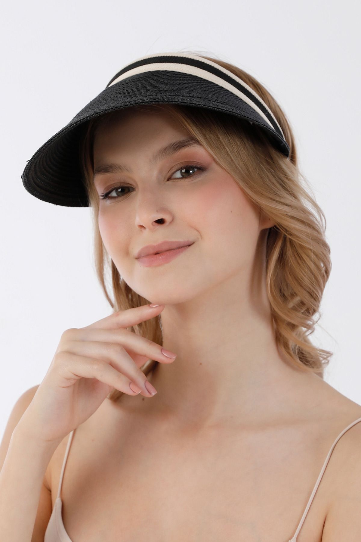 Fulla Moda Siperli Hasır Şapka