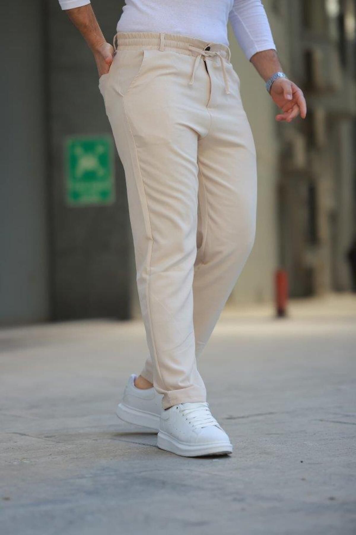 modamtn Erkek Beli Bağcıklı Jogger Pantolon
