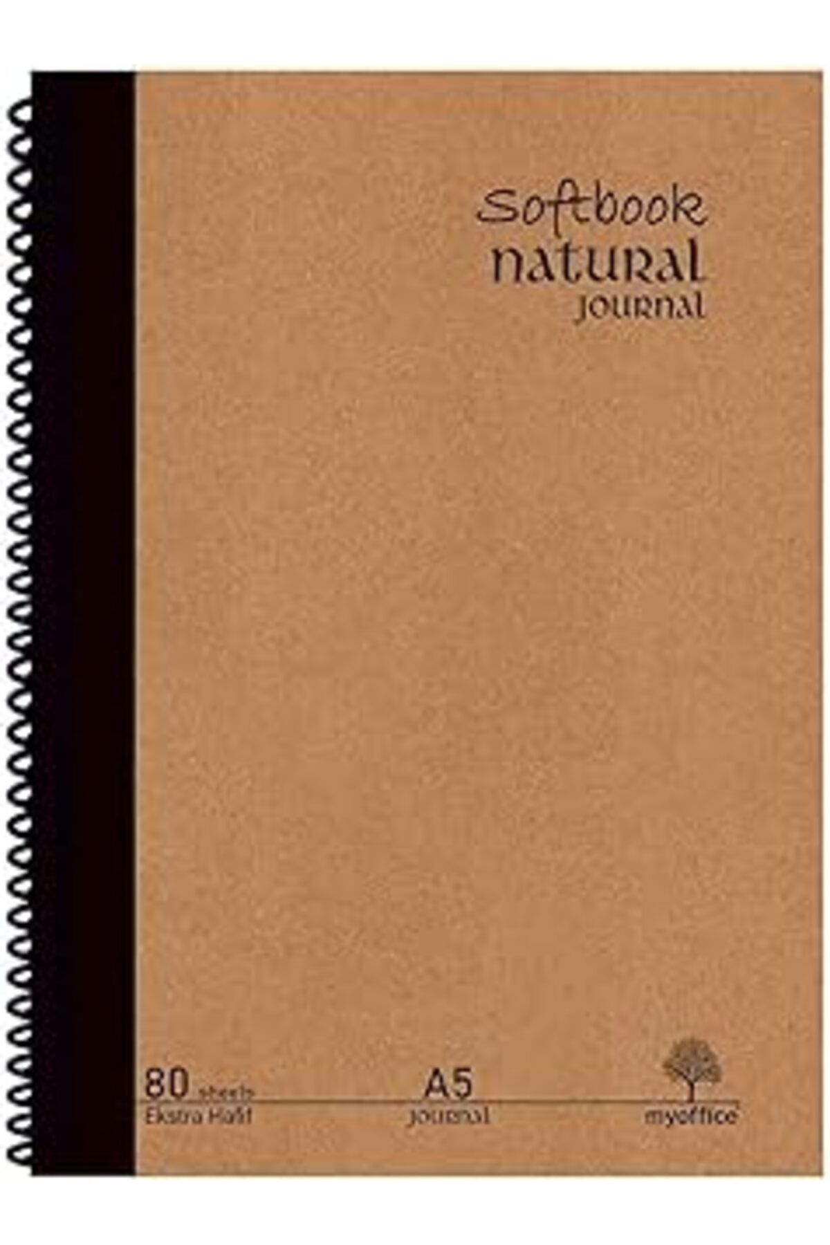 ASİTAN Natural Journal A5 Spiralli Defter – Sert Kapak, 160 Sayfa, Çizgili – Günlük, Ofis Ve Hediye Kullan