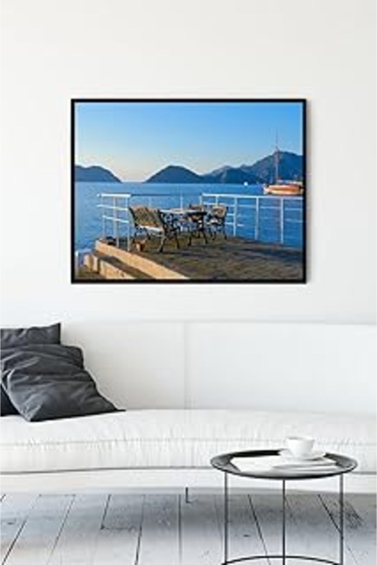 Pazarcan Postermanya (Pster12125) Marmaris Manzara Çerçeveli Tablo (40X50Cm)