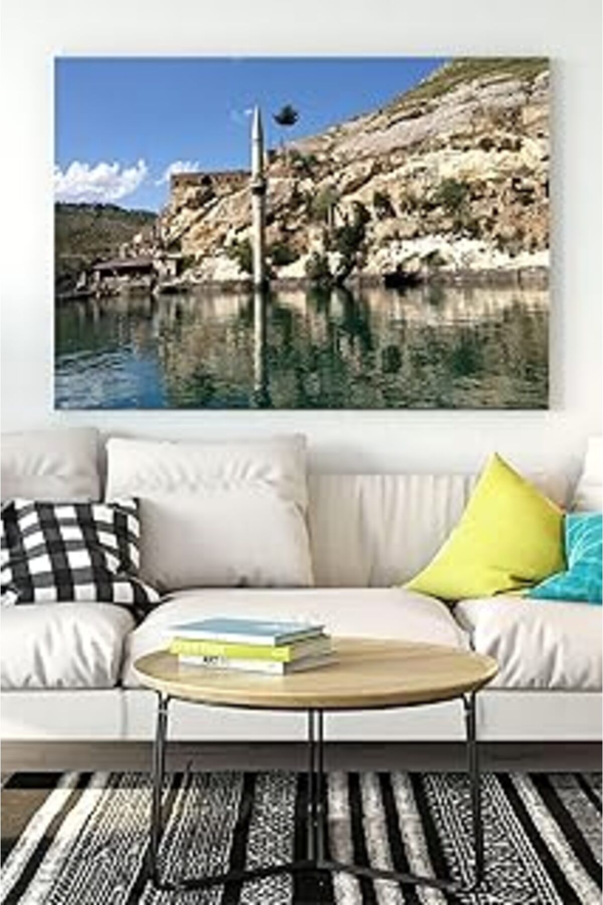Pazarcan Postermanya (Pster18267) Halfeti Manzara Kanvas Tablo 21 X 30