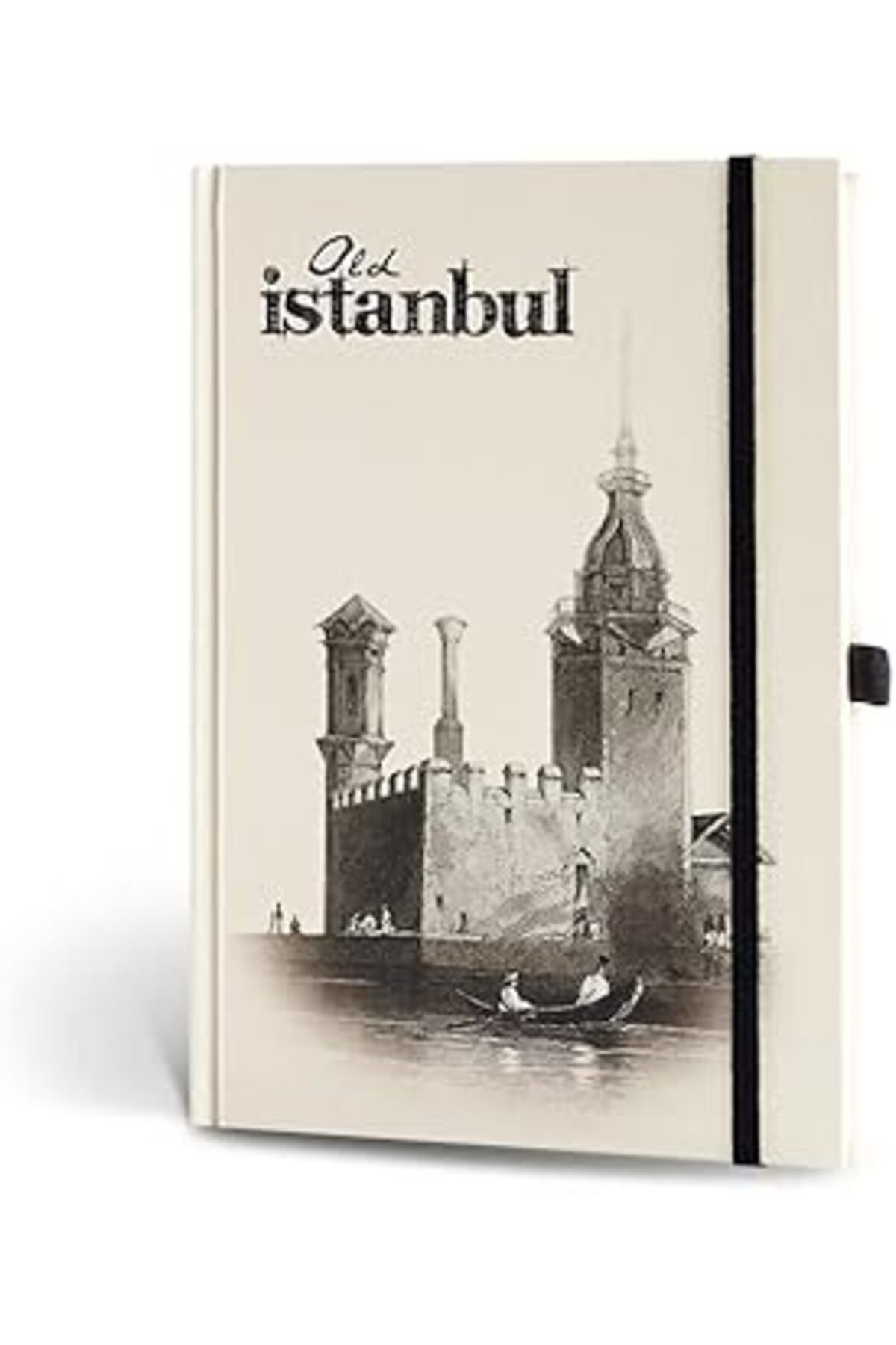 ASİTAN Le Color Eski İstanbul Journal Çizgili Lastikli Kız Kulesi
