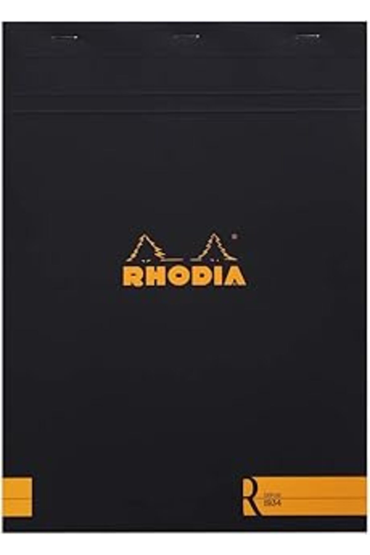 Pazarcan Rhodia Çizgili İki Renk Kapaklı Bloknot, Siyah, 210X297 Mm