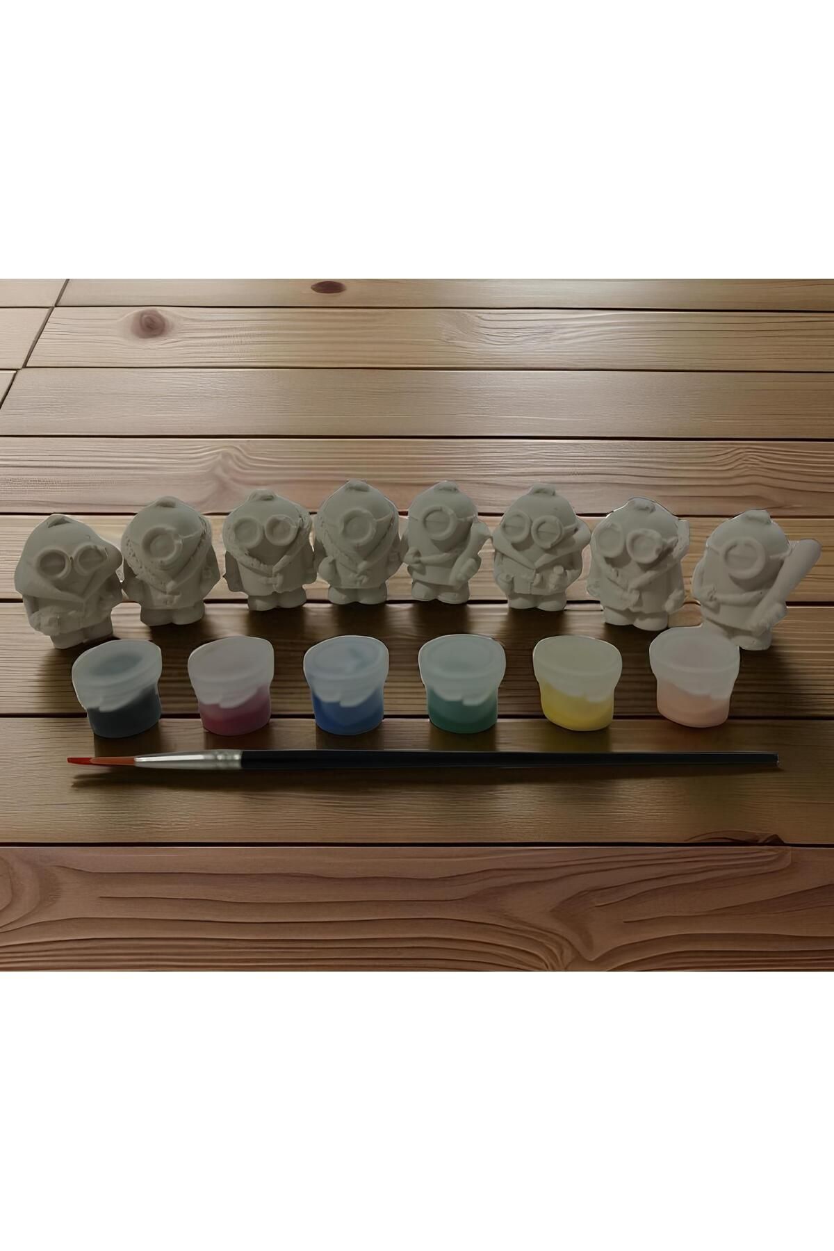 nihonwosekai Minions Minyonlar Sevimli Çizgi Film Taş Boyama Figür Çocuk Gelişimi Taş Boyama Seti Boyama Kiti