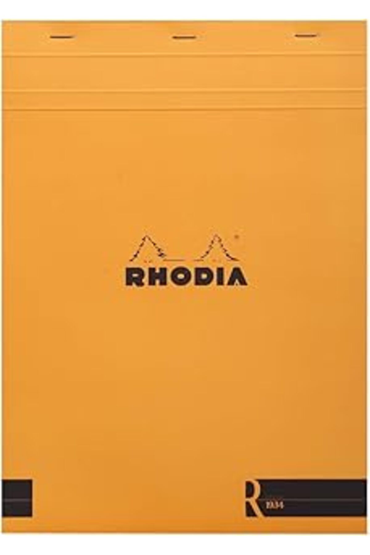 Pazarcan Rhodia Çizgili İki Renk Kapaklı Bloknot, Turuncu, 210X297 Mm