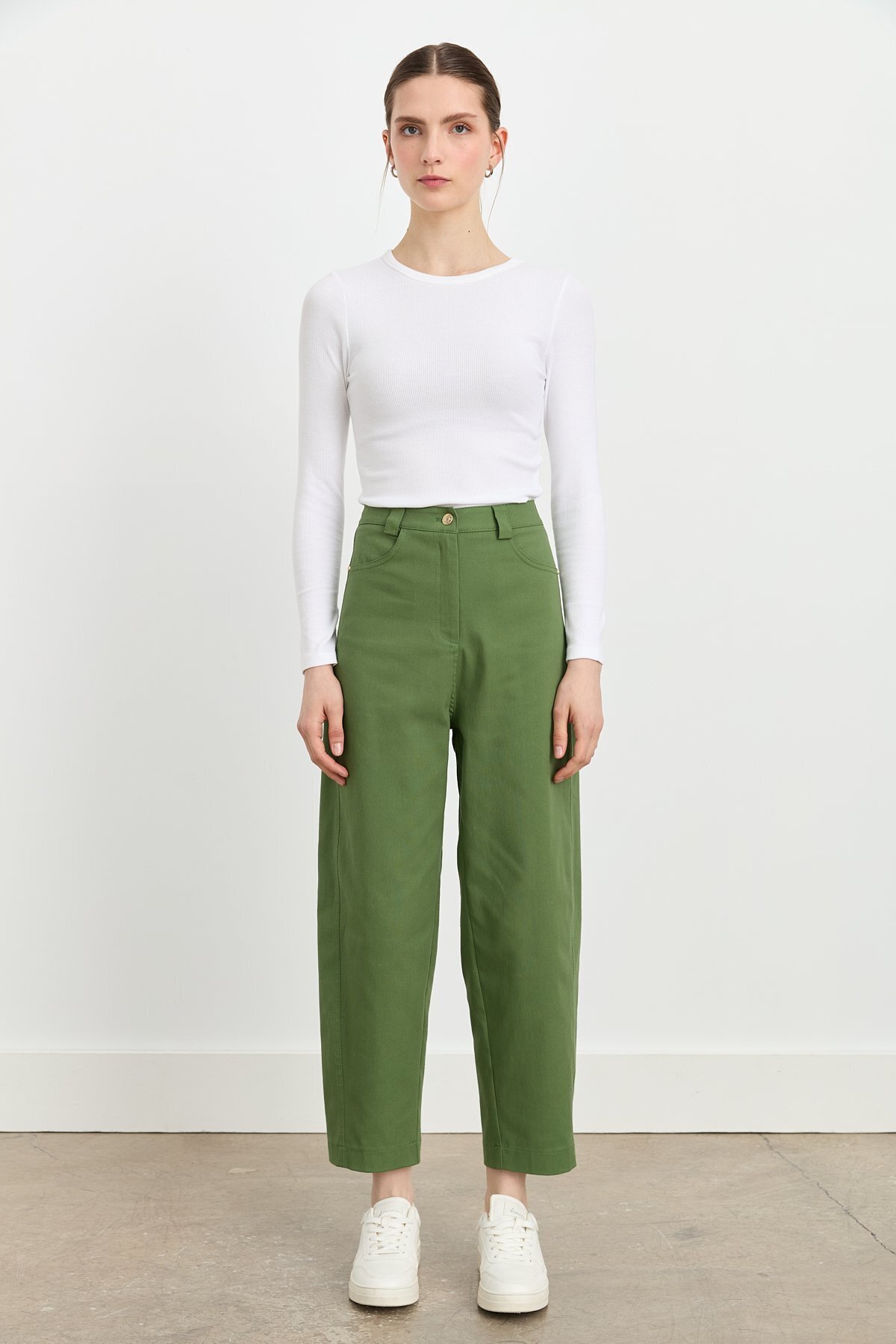 Nihan Havuç Kanvas Denim Pantolon Amazon