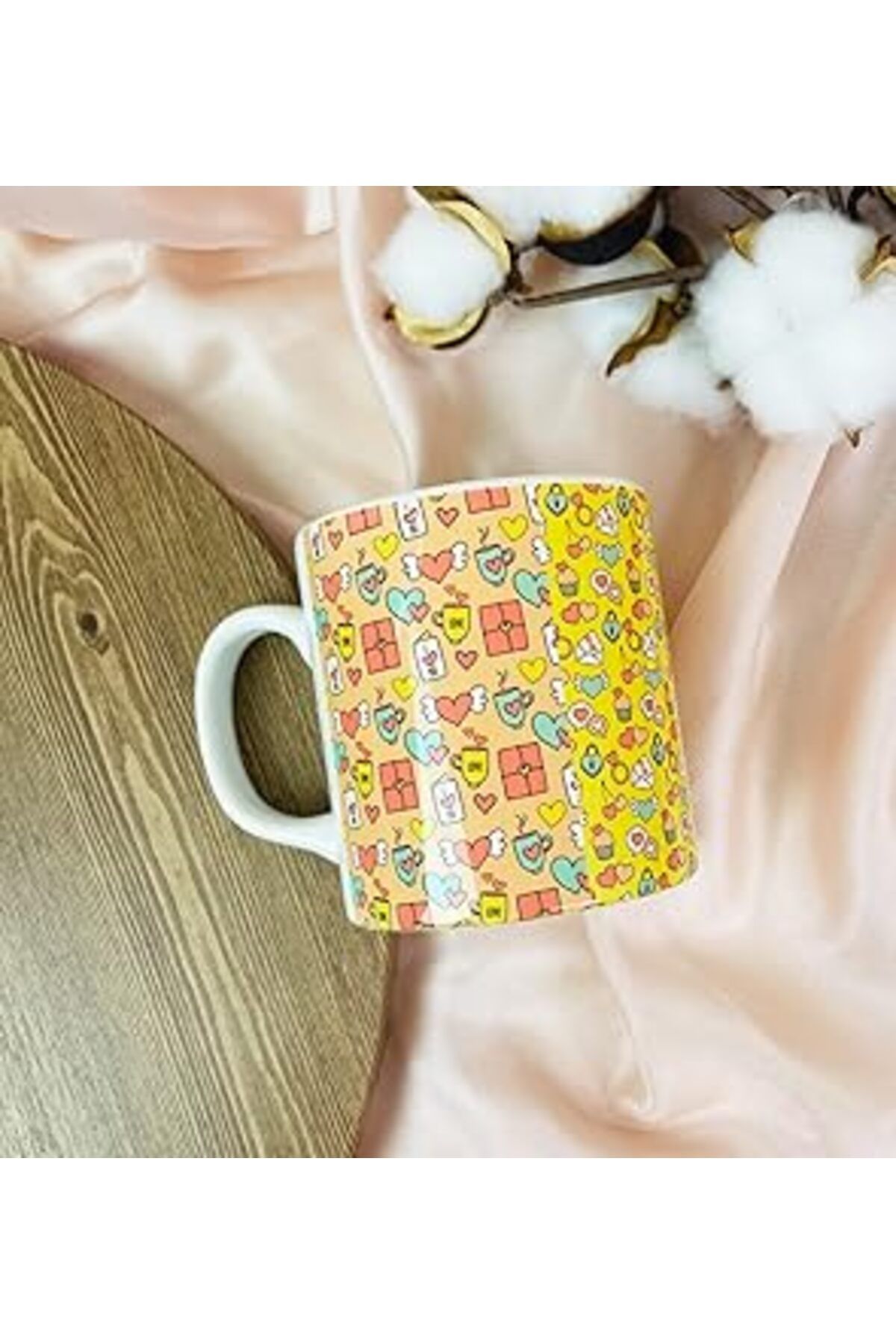 ASİTAN Giftmoda I Love You Tasarımlı Kupa Bardak